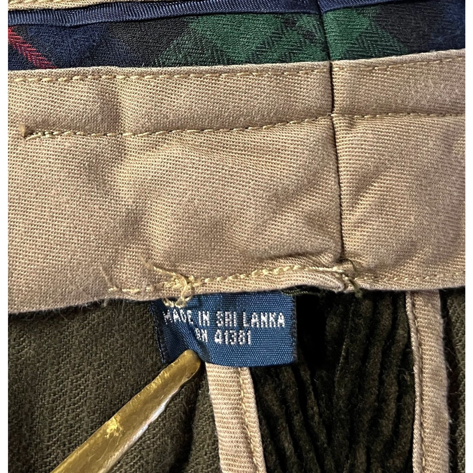 VINTAGE Polo Ralph Lauren Men’s Corduroy Ethan Pant Pleated Green 38x31 Chino Relaxed Straight 100% Cotton Polo Ralph Lauren Mens