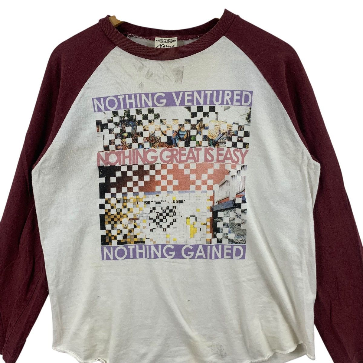 Other MORRIS SMITH x FOX GLOVE Art Director Raglan Tee Shirt Top Size L / US 10 / IT 46 - 5 Thumbnail