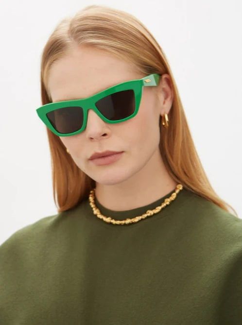 Bottega Veneta NEW Bottega Veneta BV1121S 005 Vat Eye Unisex Sunglasses Size ONE SIZE - 16 Thumbnail