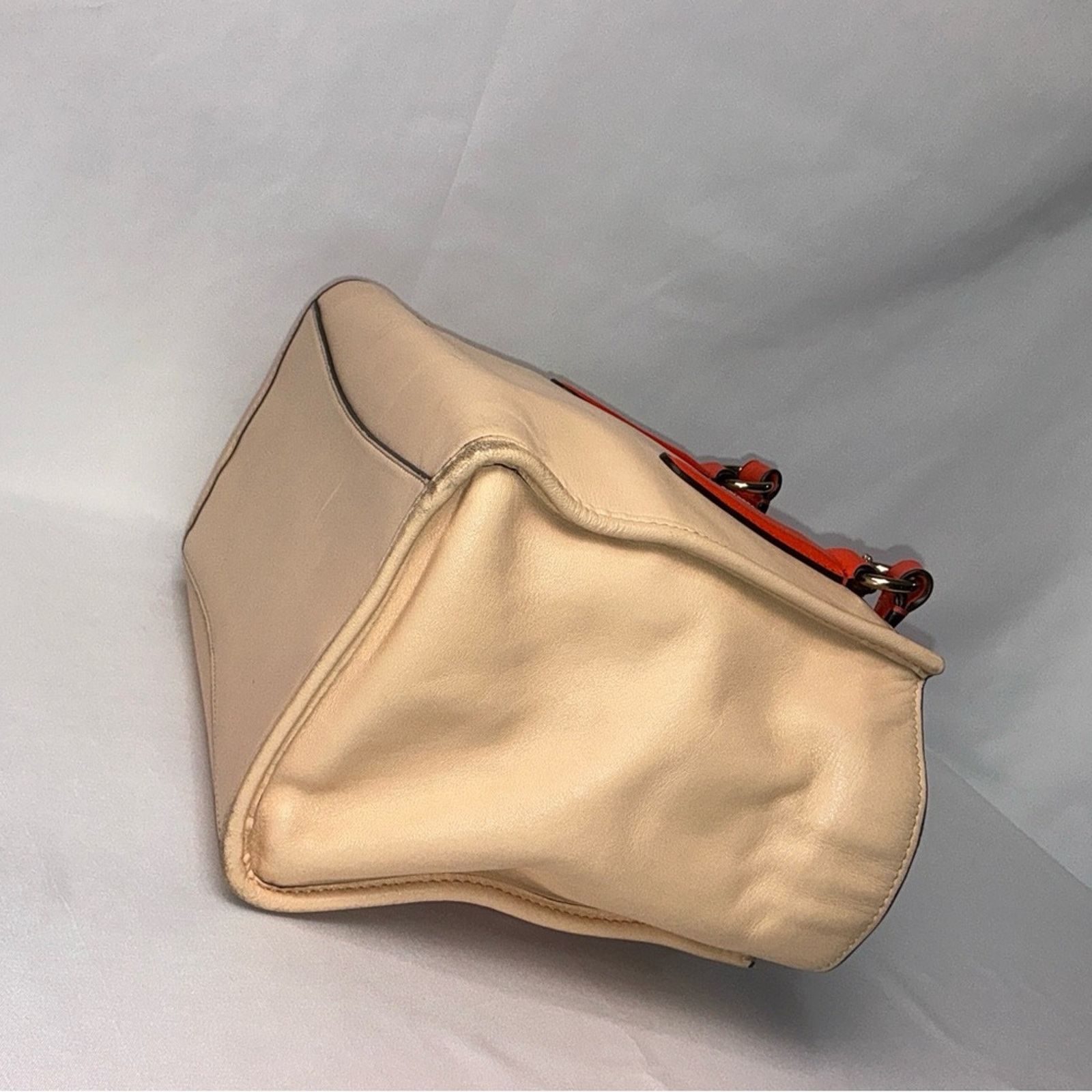 Coach Coach Mini Crosby Carryall 2 Tone Apricot/Coral Leather Size ONE SIZE - 11 Thumbnail