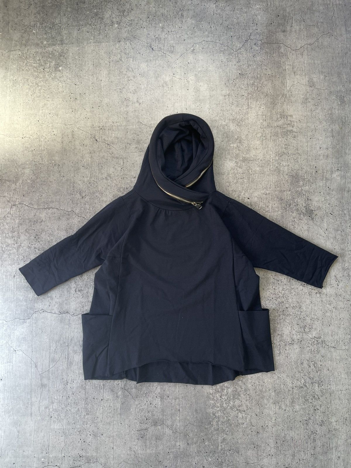 If Six Was Nine 🔥Avant garde asymmetric zip hoodie japanese Rick Owens style Size M / US 6-8 / IT 42-44 - 1 Thumbnail