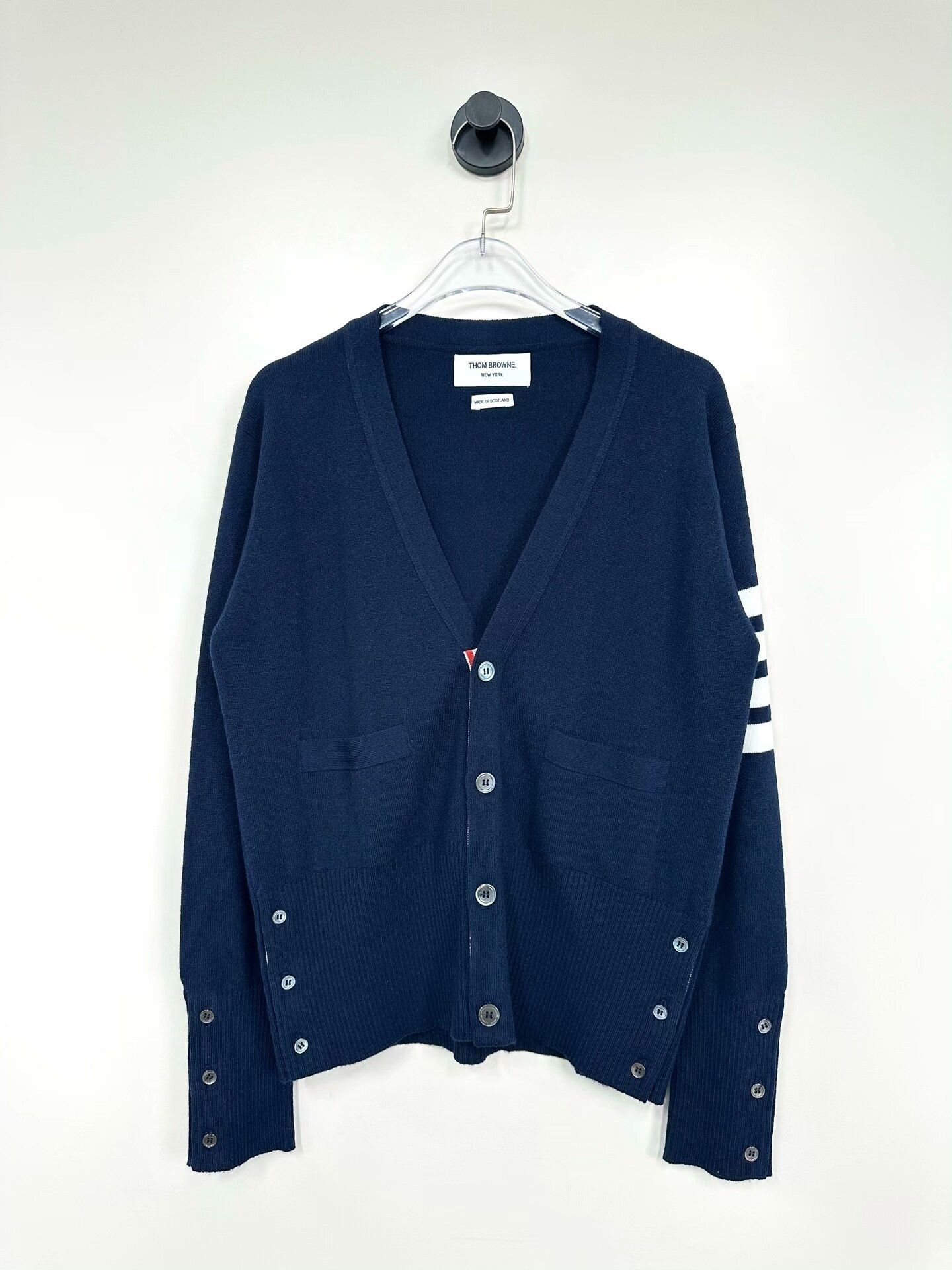 Thom Browne Thom Browne Classic Wool Cardigan Size US S / EU 44-46 / 1 - 1 Thumbnail