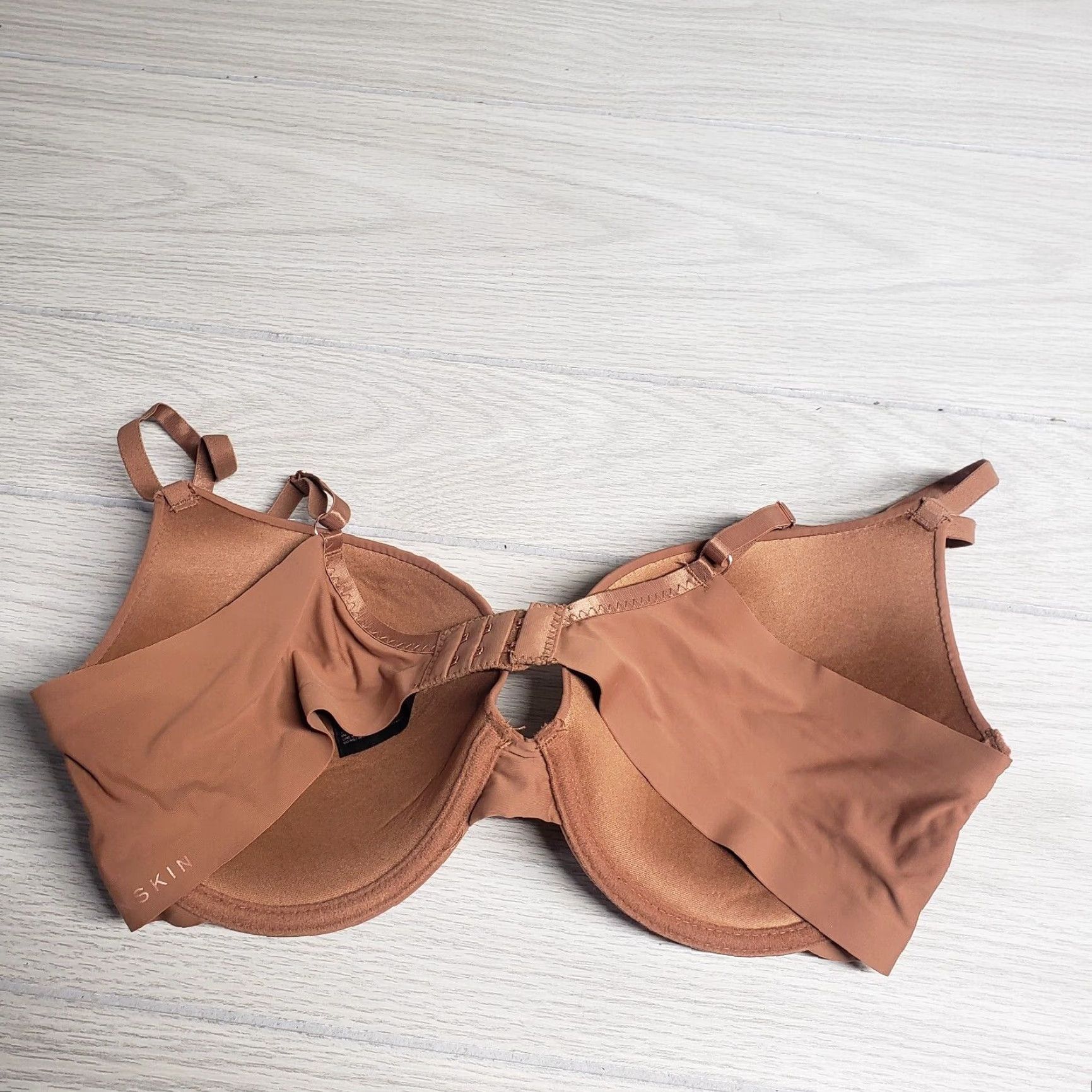 Vintage Danskin Intimates Bra Women Push Up Underwire Brown 38C Cup Size 38C Underwire Polyester Size ONE SIZE - 2 Thumbnail