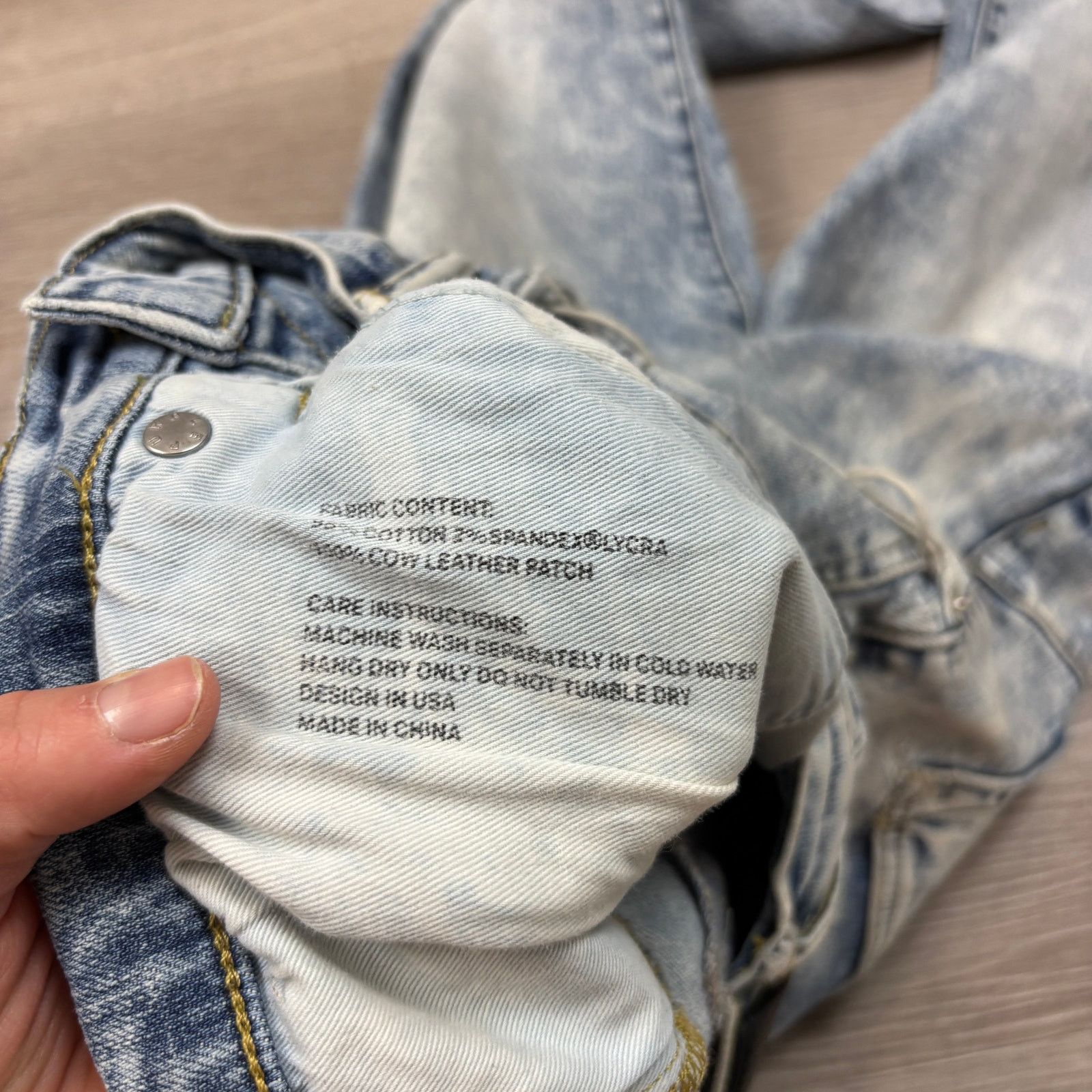 Purple Brand Purple Brand P002 Slim Acid Wash Jeans Men's 32x33 Size US 32 / EU 48 - 13 Thumbnail