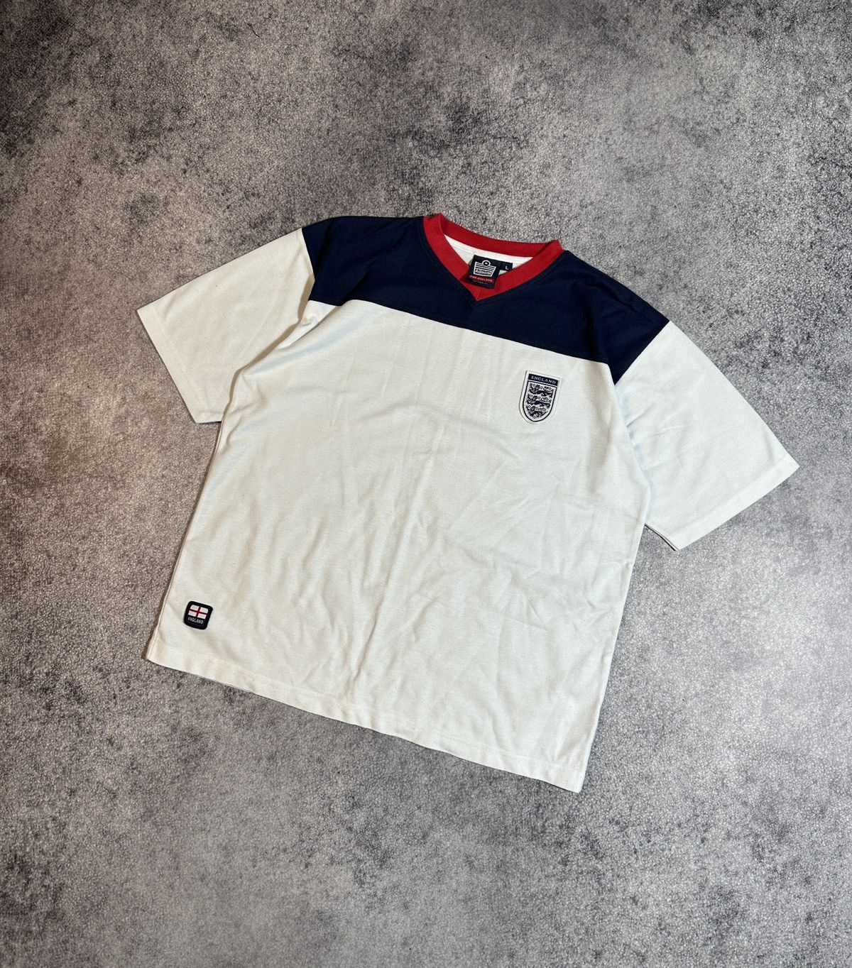 Vintage Vintage Rare Admiral England Soccer Jersey Streetwear Size US L / EU 52-54 / 3 - 1 Thumbnail