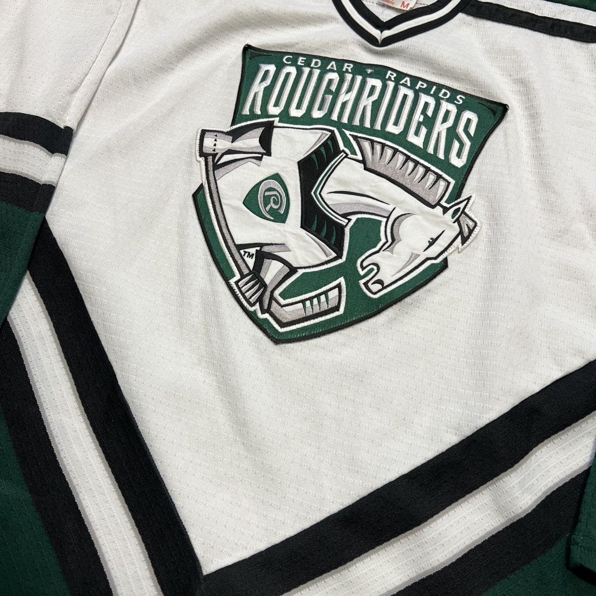 Vintage Vintage 90s Cedar Rapids Roughriders USHL Hockey Jersey NHL Size US M / EU 48-50 / 2 - 4 Thumbnail