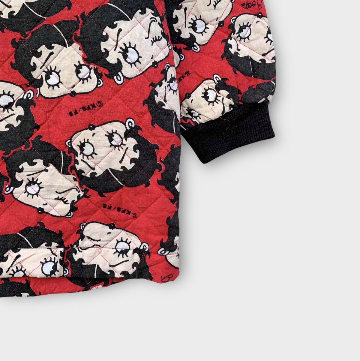 Cartoon Network Betty Boop Shawl Collar Quilted Cardigan Fullprint Size US L / EU 52-54 / 3 - 10 Thumbnail