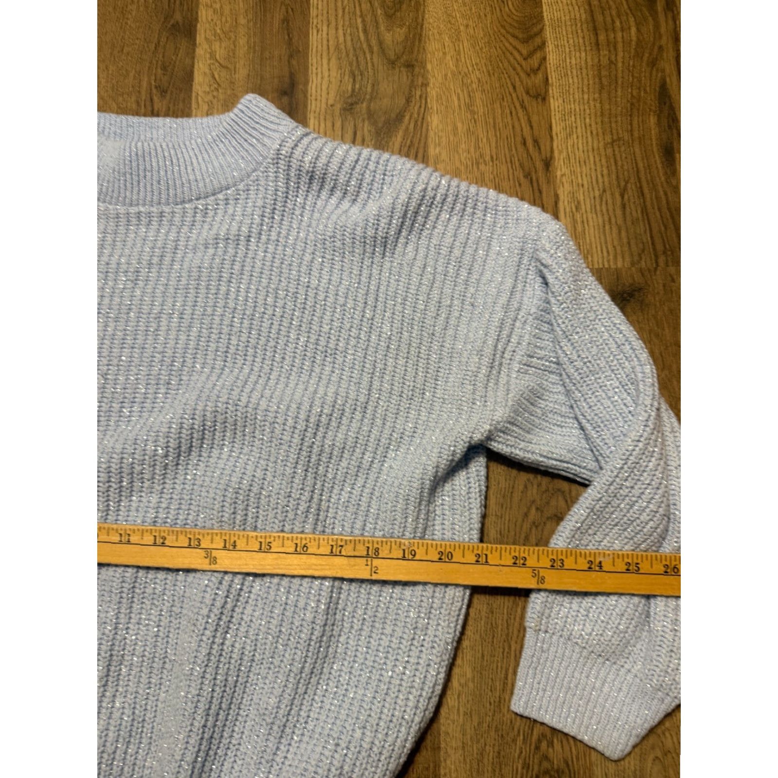 Vintage VINTAGE American Pride Sweater Woman Large Blue Silver Crewneck Pullover Knit Size L / US 10 / IT 46 - 6 Thumbnail
