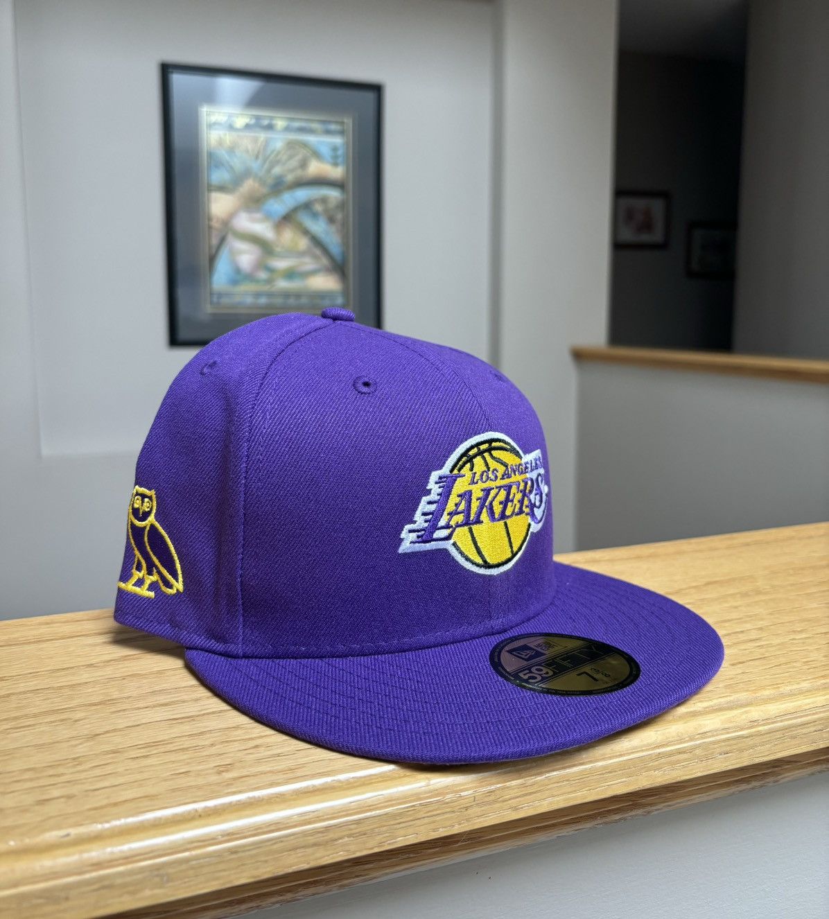 NBA × New Era × October's Very Own OVO x New Era x LA Lakers Fitted Hat Size ONE SIZE - 1 Thumbnail