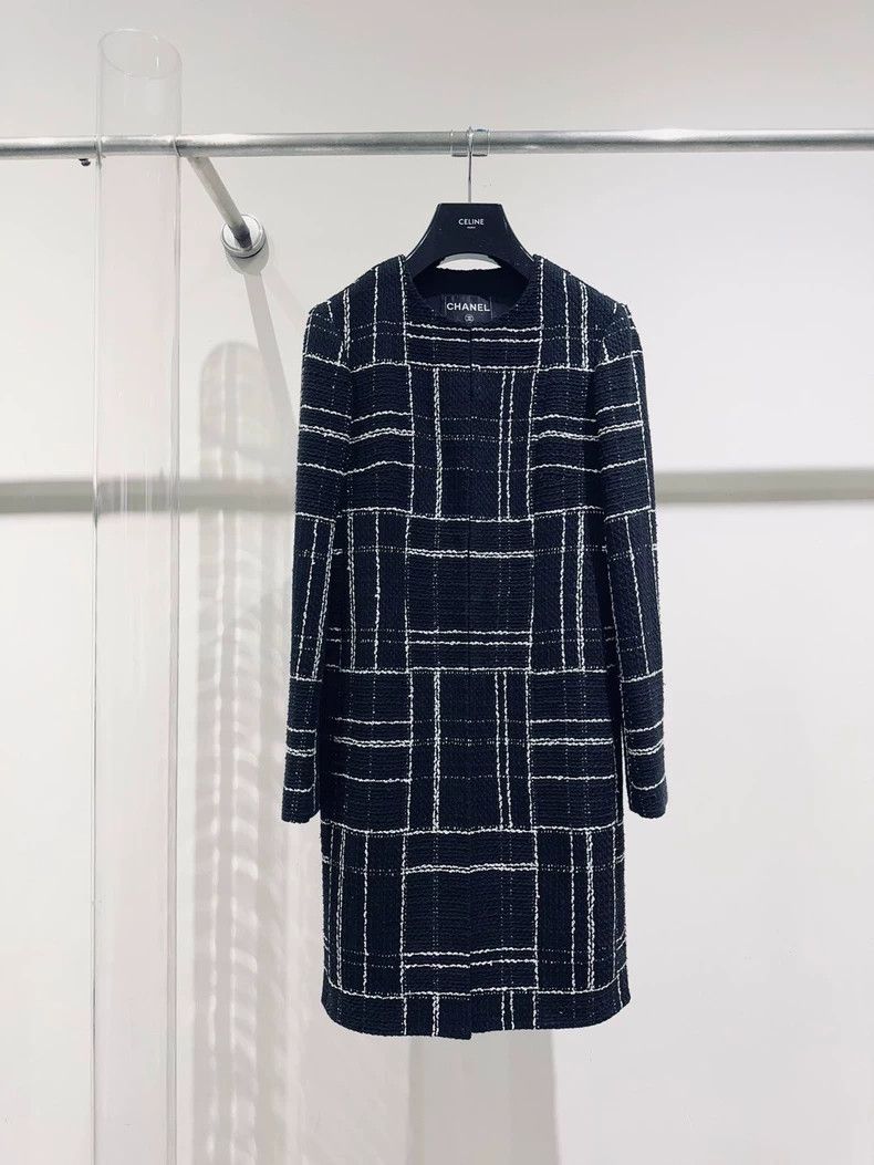 Chanel Chanel 23A Handicraft Workshop Series Woven Coat 2503-Nexta Size XXS / US 00 / IT 34 - 1 Thumbnail
