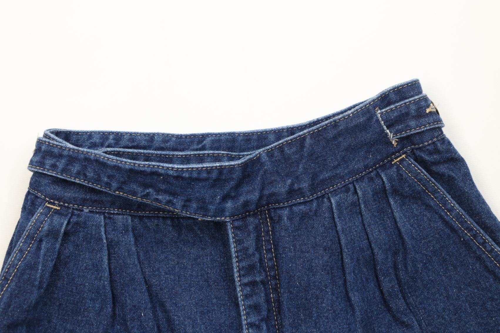 Vintage Vintage 80s 90s Streetwear Gurkha Safari Denim Jean Shorts Size 32" / US 10 / IT 46 - 2 Thumbnail