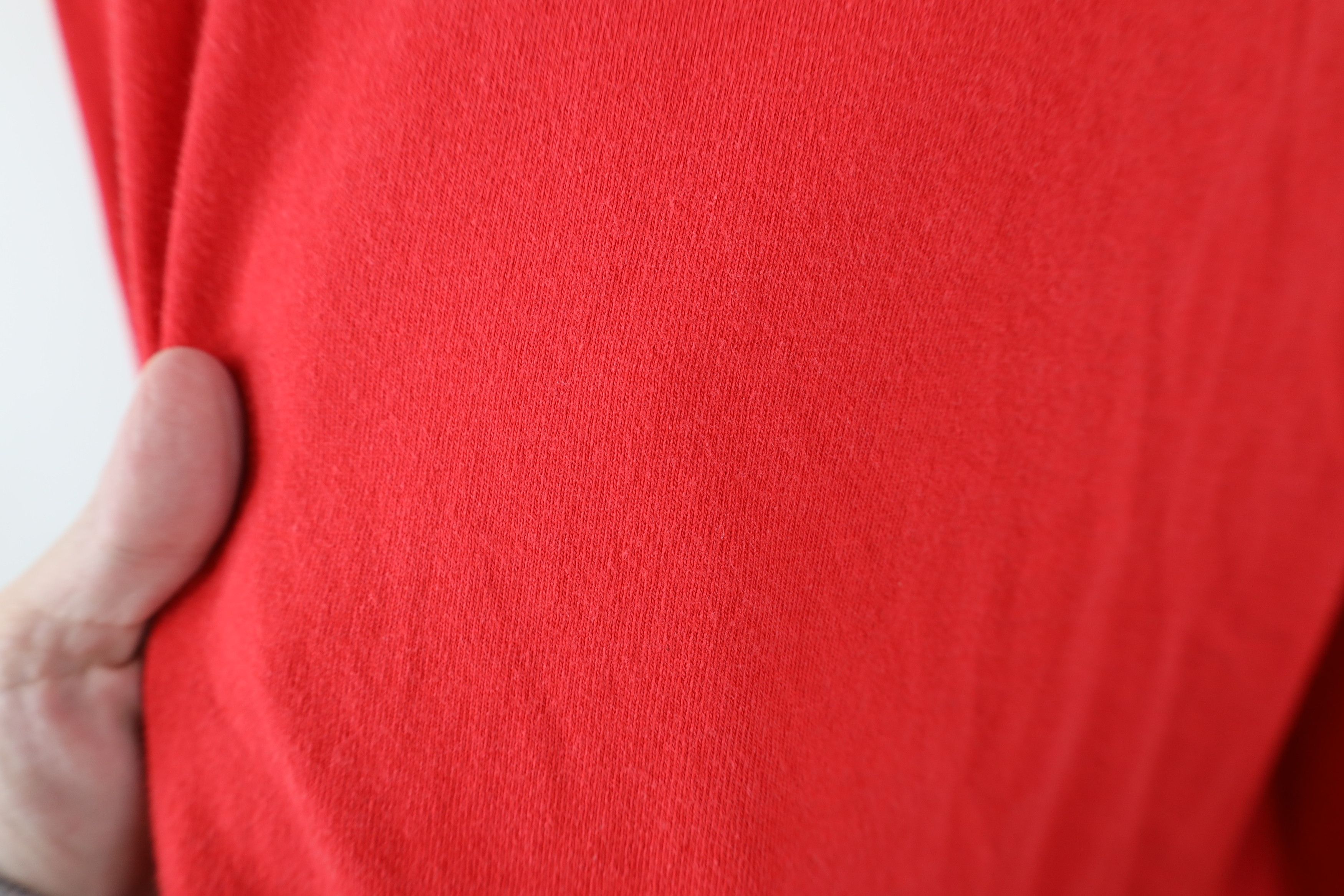 Vintage Vintage 90s Streetwear Mock Neck Long Sleeve T-Shirt Red Size US XL / EU 56 / 4 - 4 Thumbnail