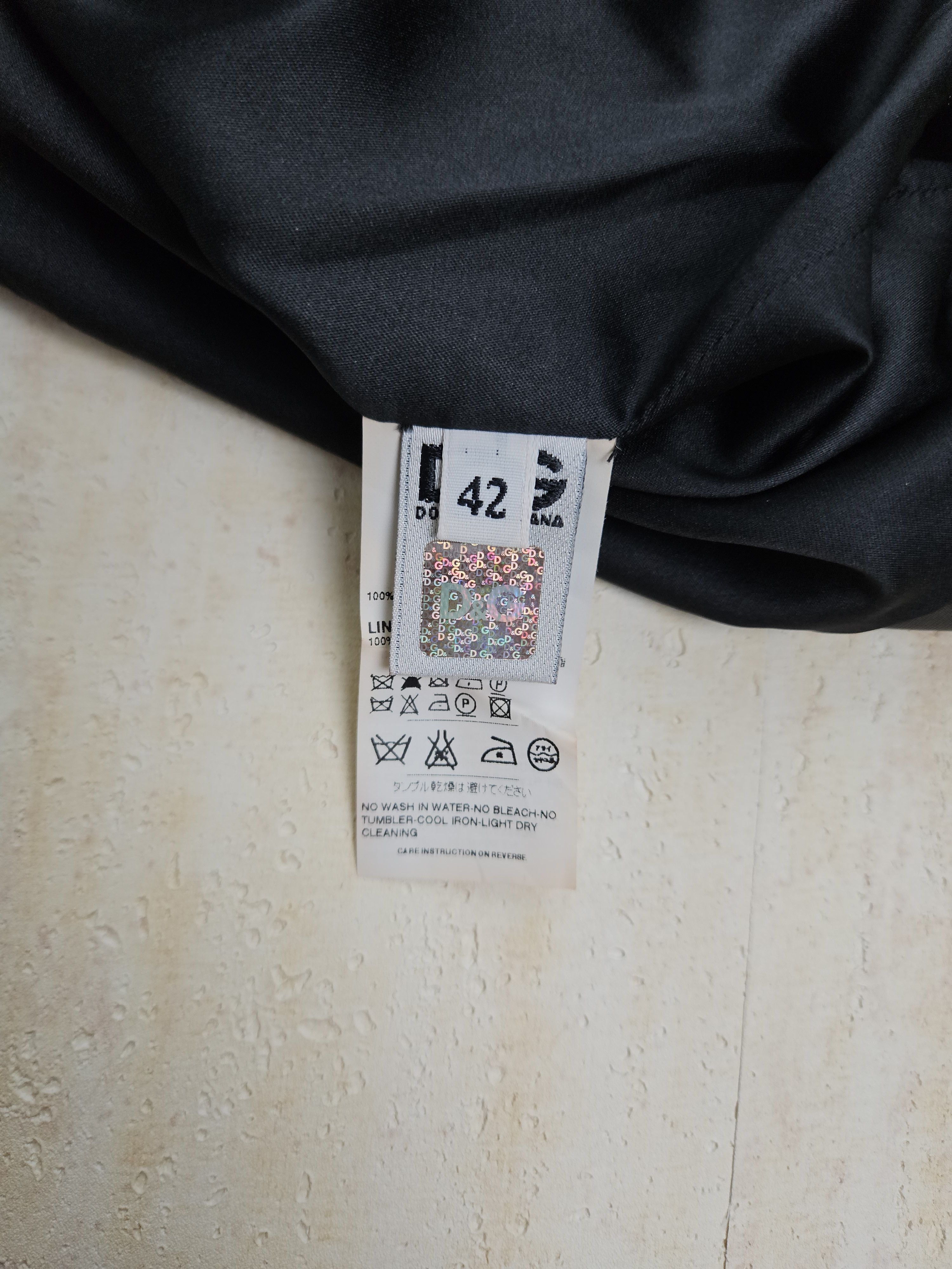 Dolce & Gabbana Black Satin Pencil Skirt Size M / US 6-8 / IT 42-44 - 6 Thumbnail
