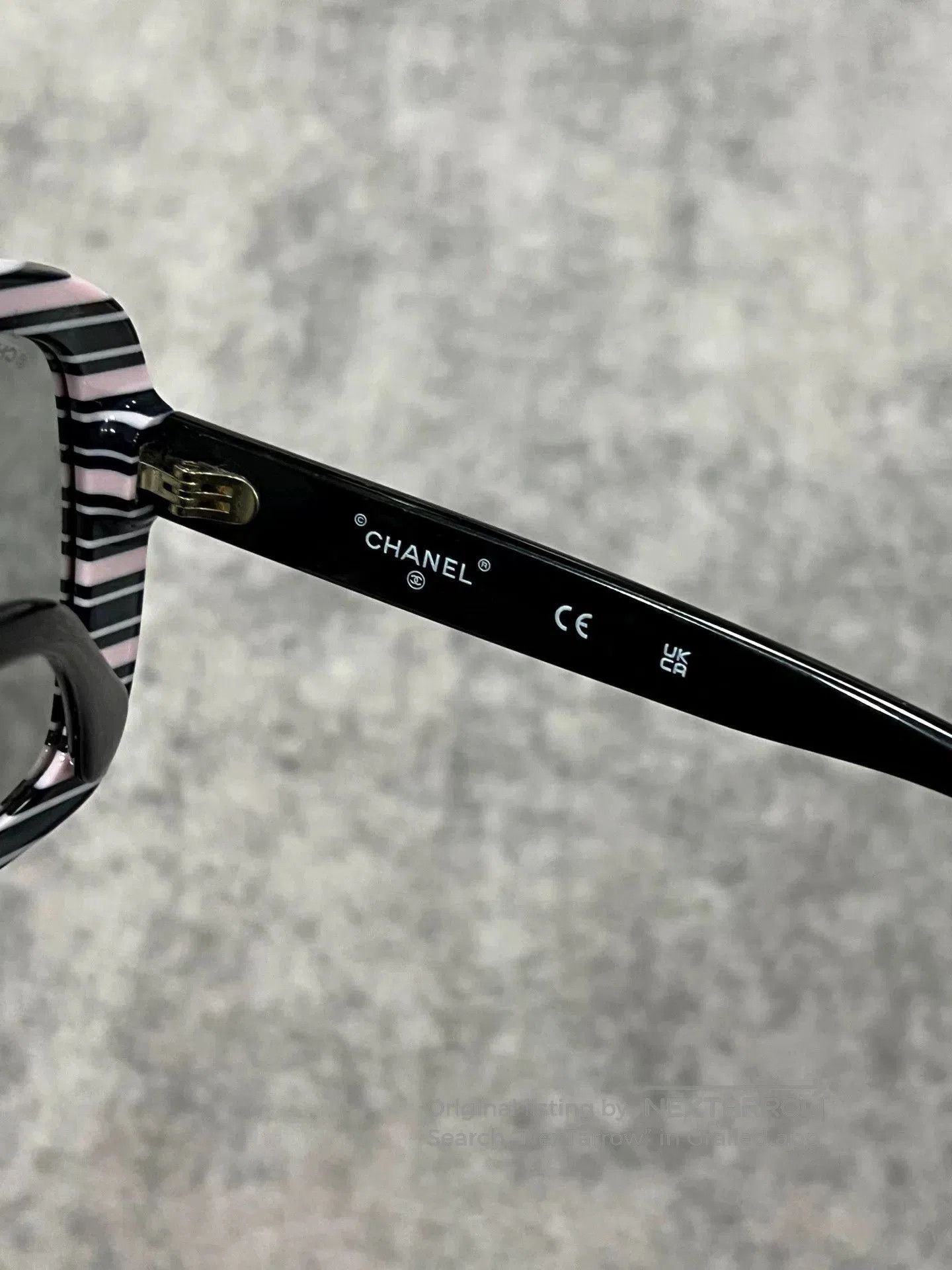 Chanel Chanel Pink Black Square Sunglasses. Size ONE SIZE - 7 Thumbnail