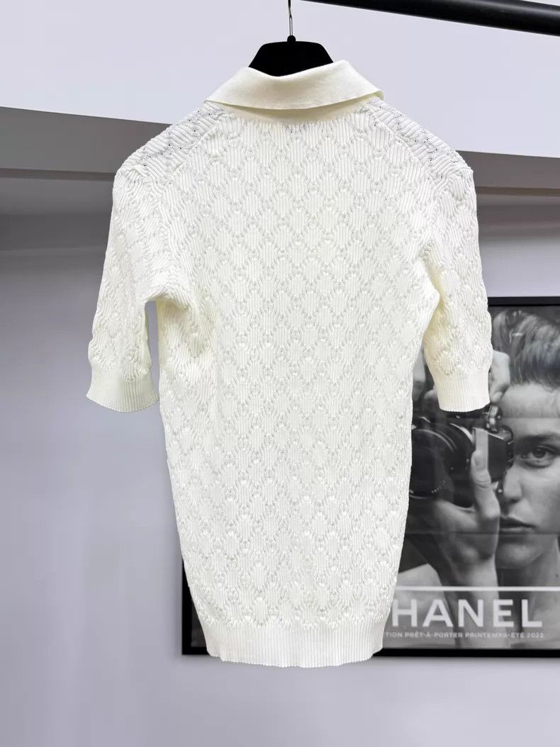 Chanel Chanel White diamond check lapel Size XS / US 0-2 / IT 36-38 - 3 Thumbnail