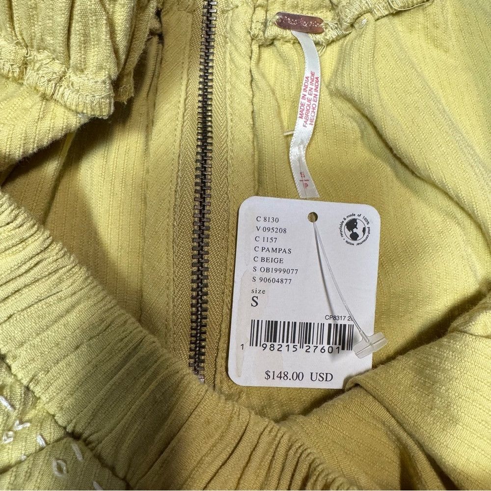 Free People NWT New $148 Free People Siegel Mini Pampas Yellow Dress Si Size S / US 4 / IT 40 - 8 Thumbnail