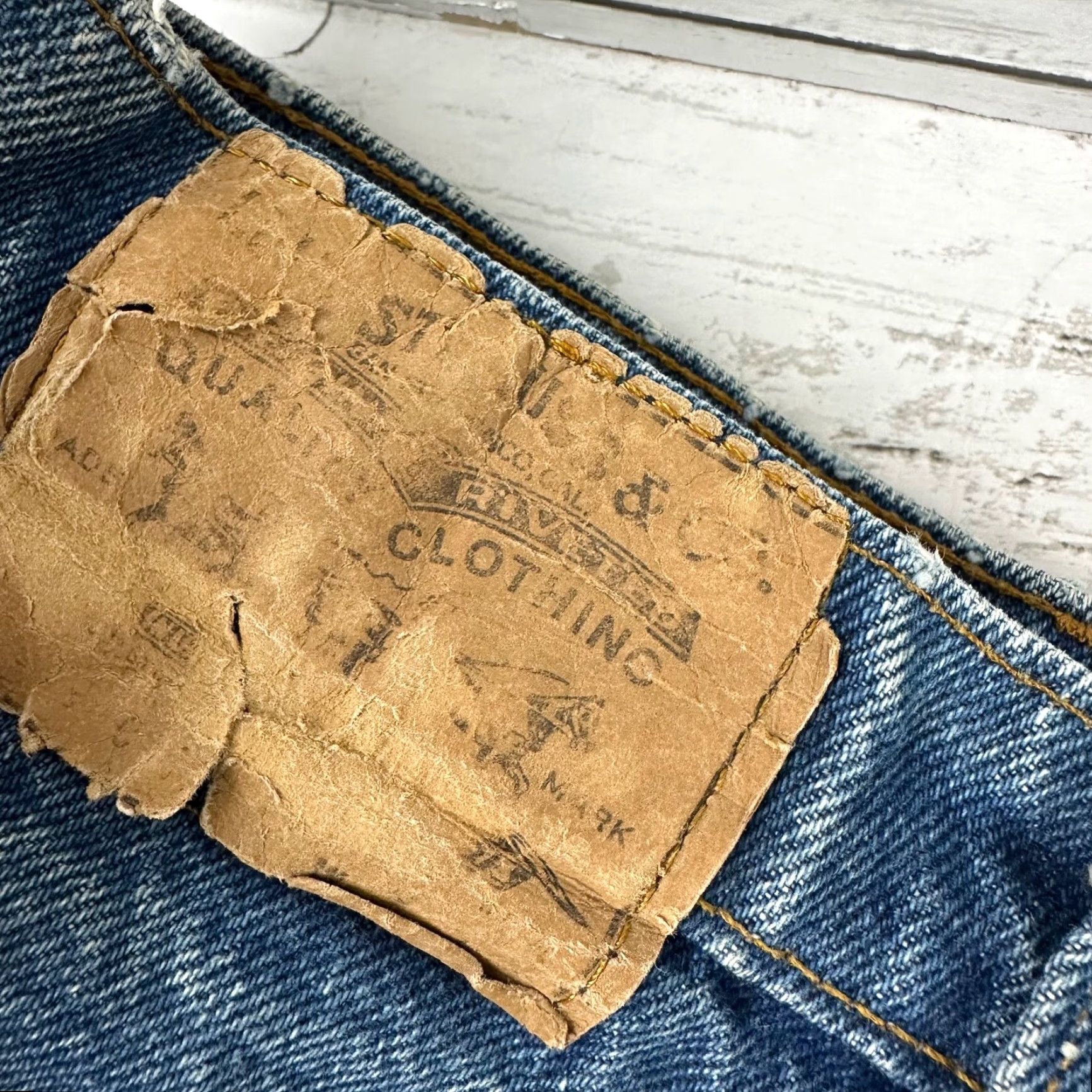 Denime VINTAGE Levi's 1980s Orange Tab 40509 Straight Denim Jeans Adult Men 38x30 Blue Casual Size US 30 / EU 46 - 2 Thumbnail