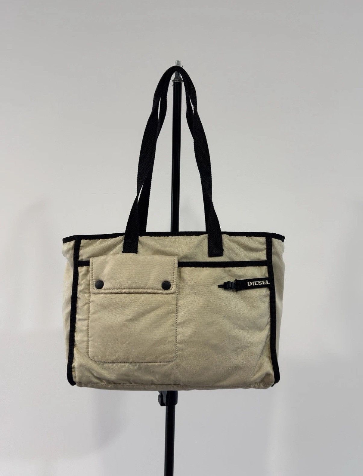 Diesel Vintage Diesel Y2K Nylon Big Logo Reversible Tote Woman Bags Size ONE SIZE - 1 Thumbnail