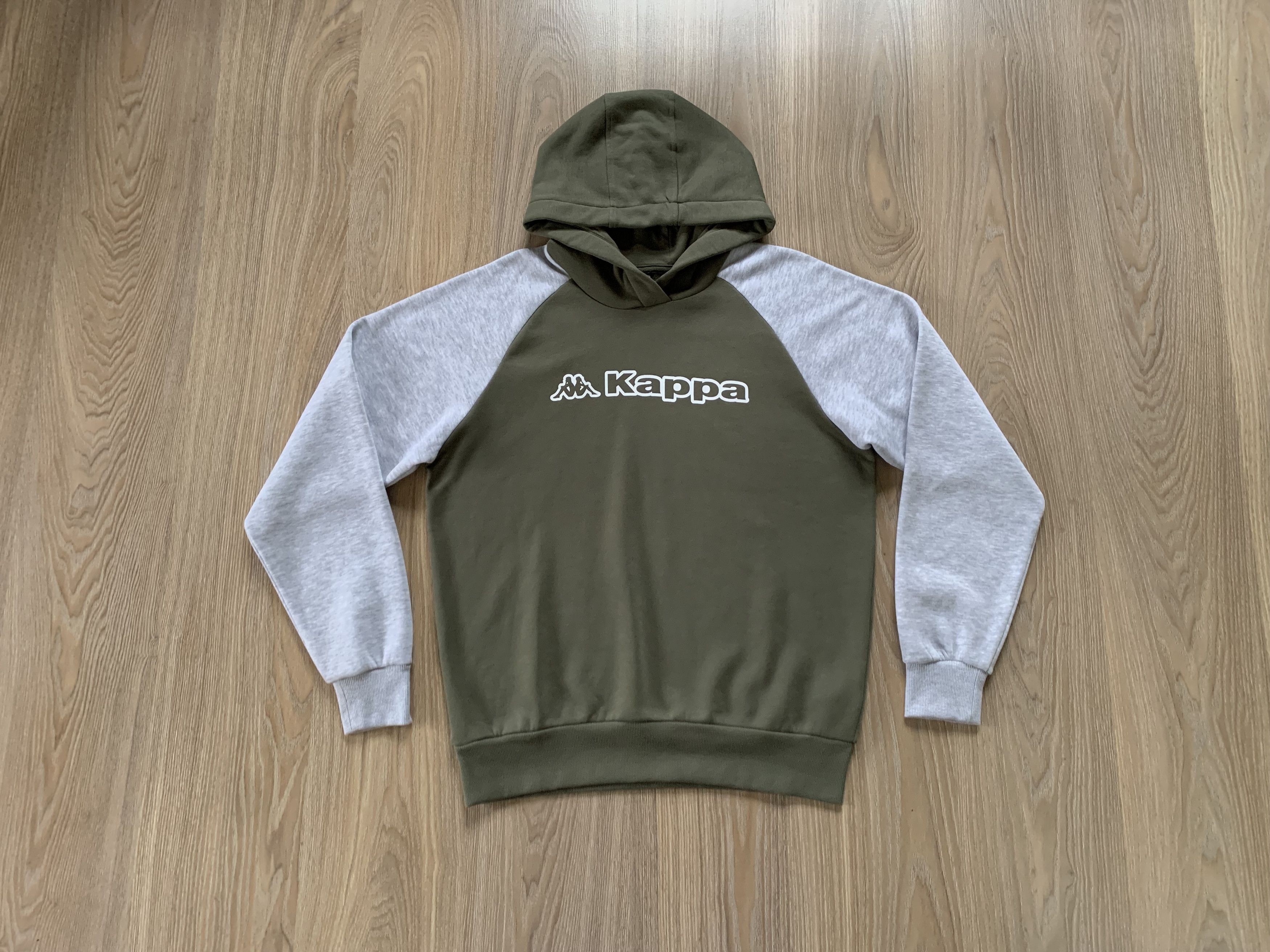 Kappa Kappa Khaki Grey Cotton Hoodie Size US M / EU 48-50 / 2 - 1 Thumbnail