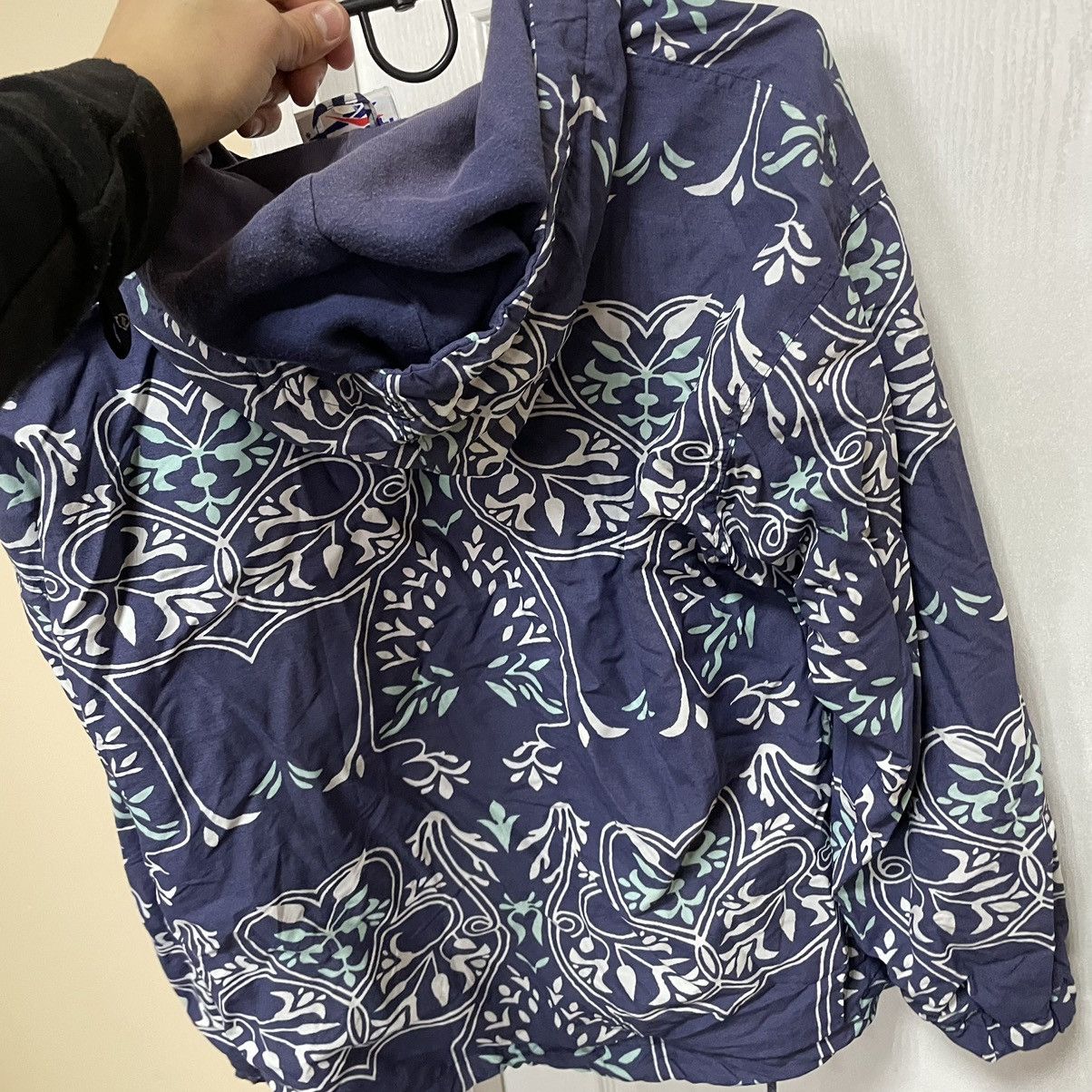 Reebok × Vintage Reebok 90s Hooded Track Jacket Aztec anorak mosaic bomber Size US S / EU 44-46 / 1 - 5 Thumbnail