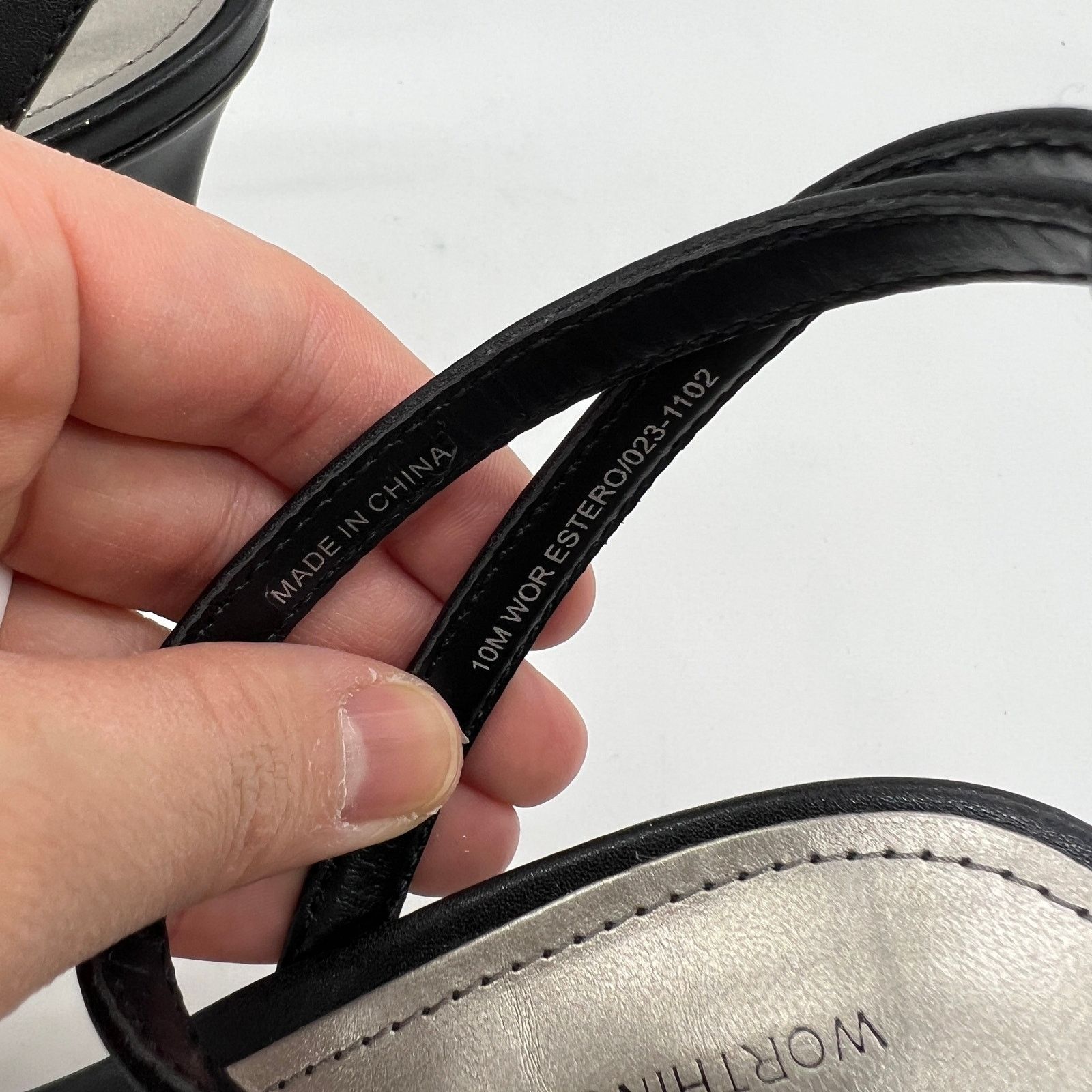 Other Worthington Women Shoes Estero Black Heeled Sandals Size 10M Size US 10 / IT 40 - 7 Thumbnail