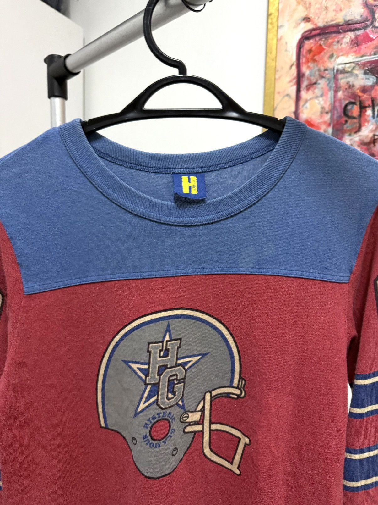 Hysteric Glamour Vintage Hysteric Glamour Football Shirt raglan Size US XS / EU 42 / 0 - 2 Thumbnail