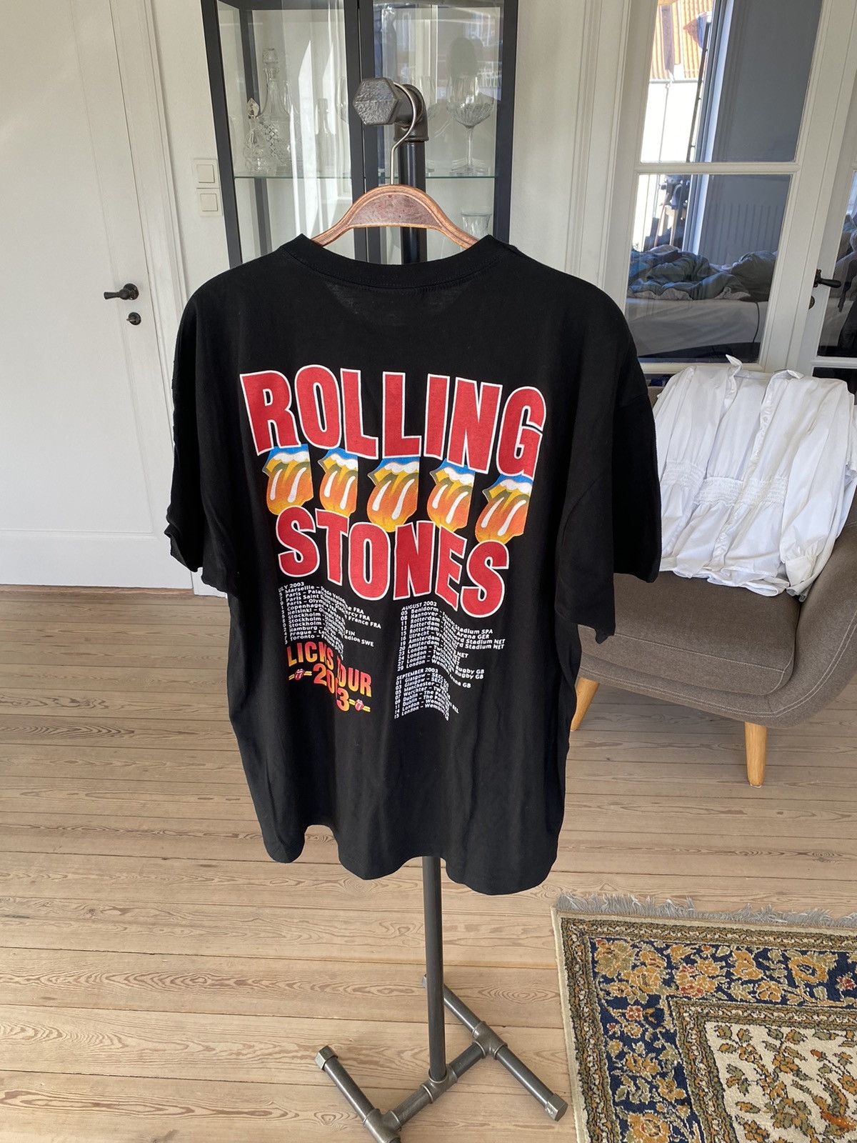 The Rolling Stones × Vintage The Rolling Stones Vintage Licks Tour Tee Size US XL / EU 56 / 4 - 2 Thumbnail