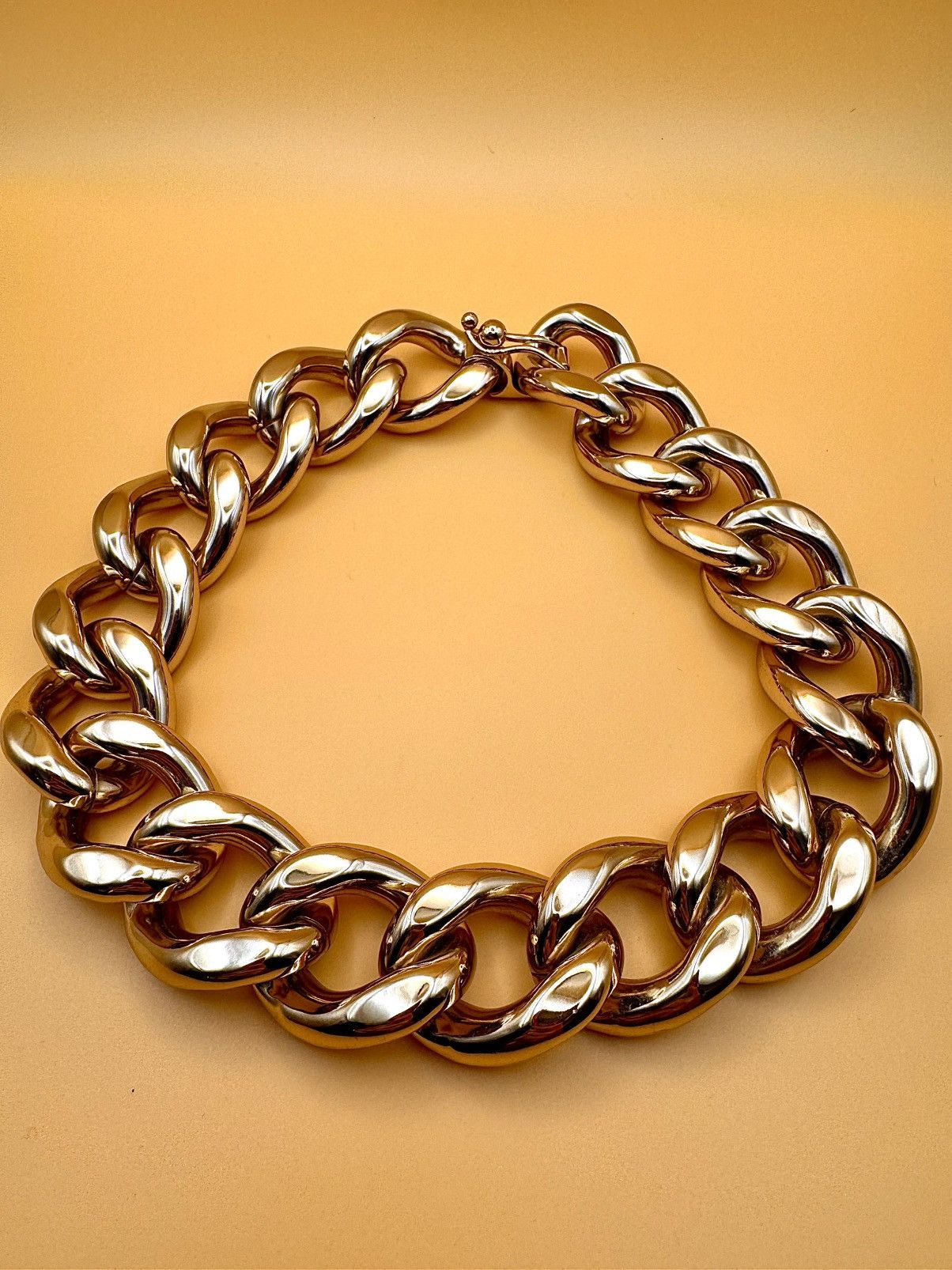 Isabel Marant Isabel Marant Chunky Gold Chain Necklace | Curb Link Choker Size ONE SIZE - 5 Thumbnail