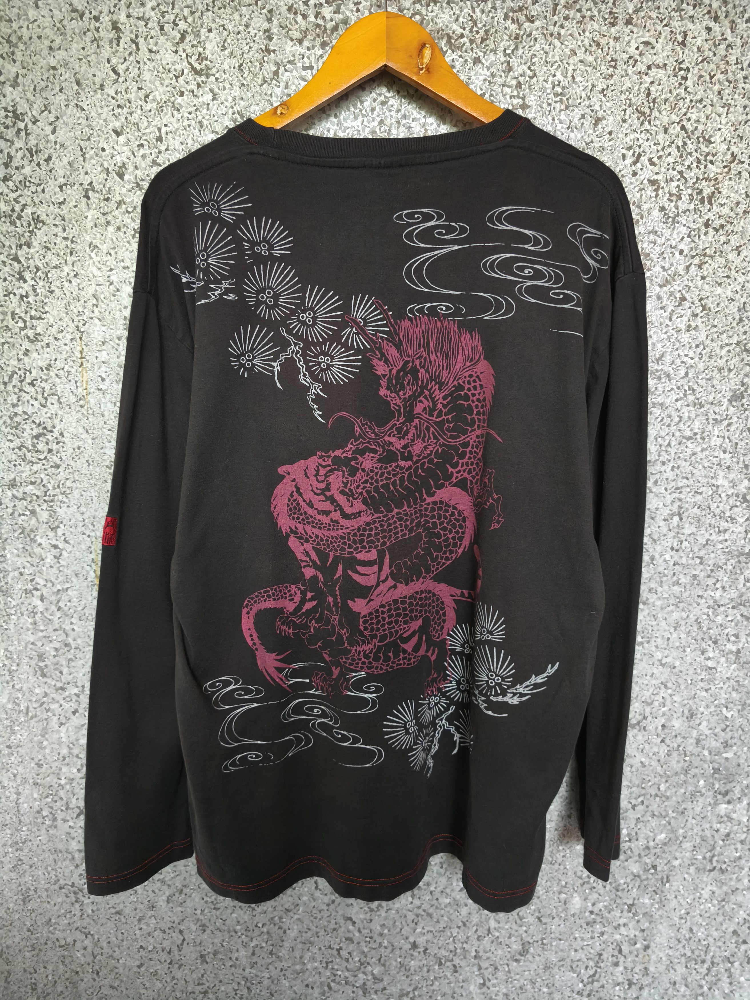 Dragonfly 🔥 Vtg Sukajan t shirt Dragon beauty beast karakuri Tamashi Size US XL / EU 56 / 4 - 1 Thumbnail