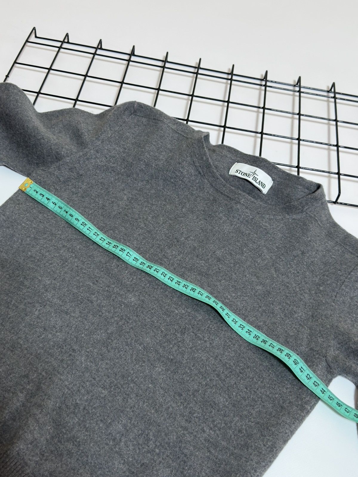 Stone Island Stone Island Grey Cashmere/Wool Crewneck Sweater Size US XXS / EU 40 - 9 Thumbnail