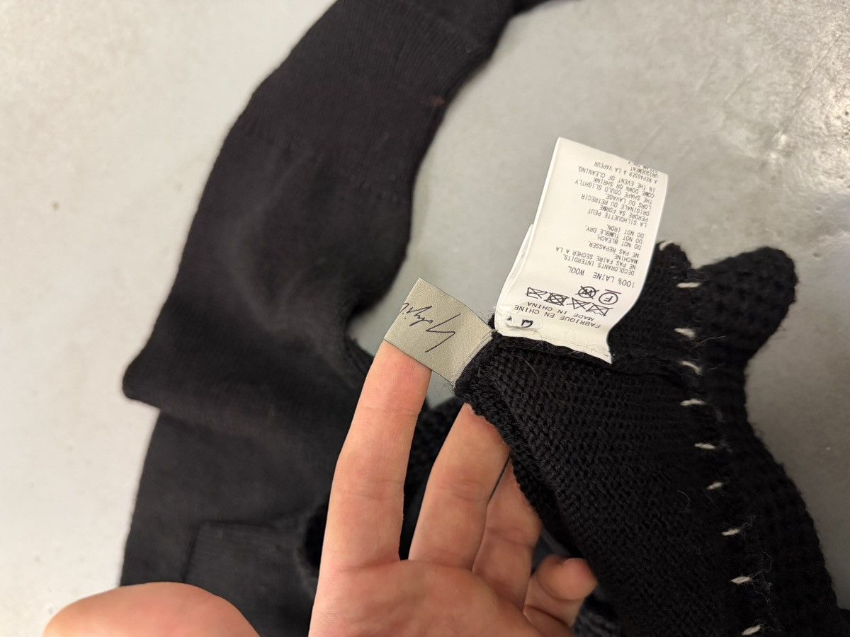 Yohji Yamamoto Yohji Yamamoto Distressed Stitch Asymmetrical Knit Sweater Size M / US 6-8 / IT 42-44 - 12 Thumbnail