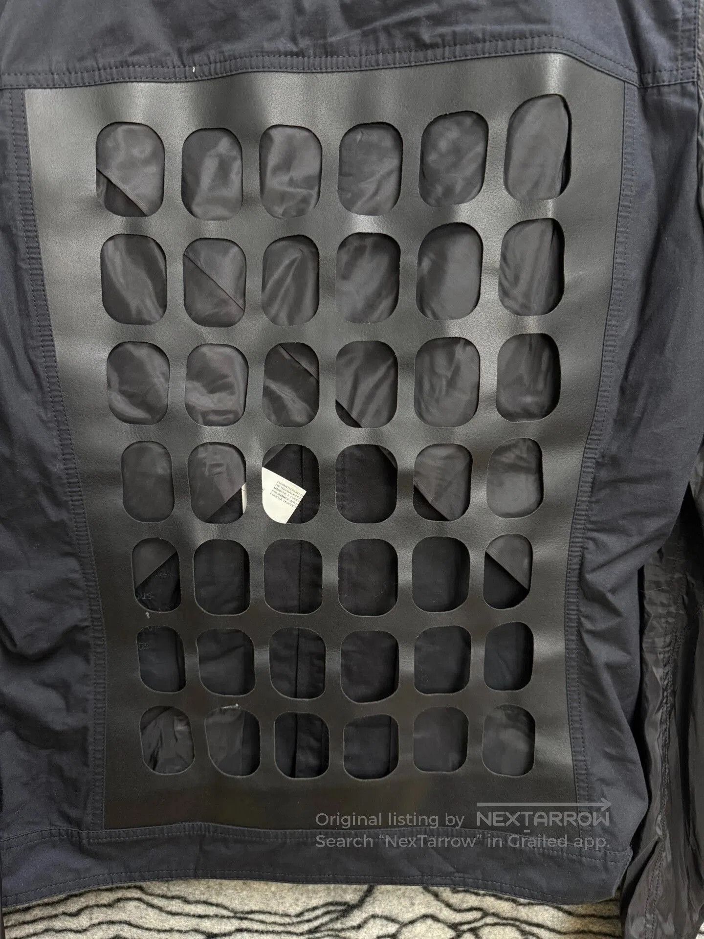 Rick Owens Rick Owens Mesh Leather Collarless Jacket. Size US L / EU 52-54 / 3 - 5 Thumbnail