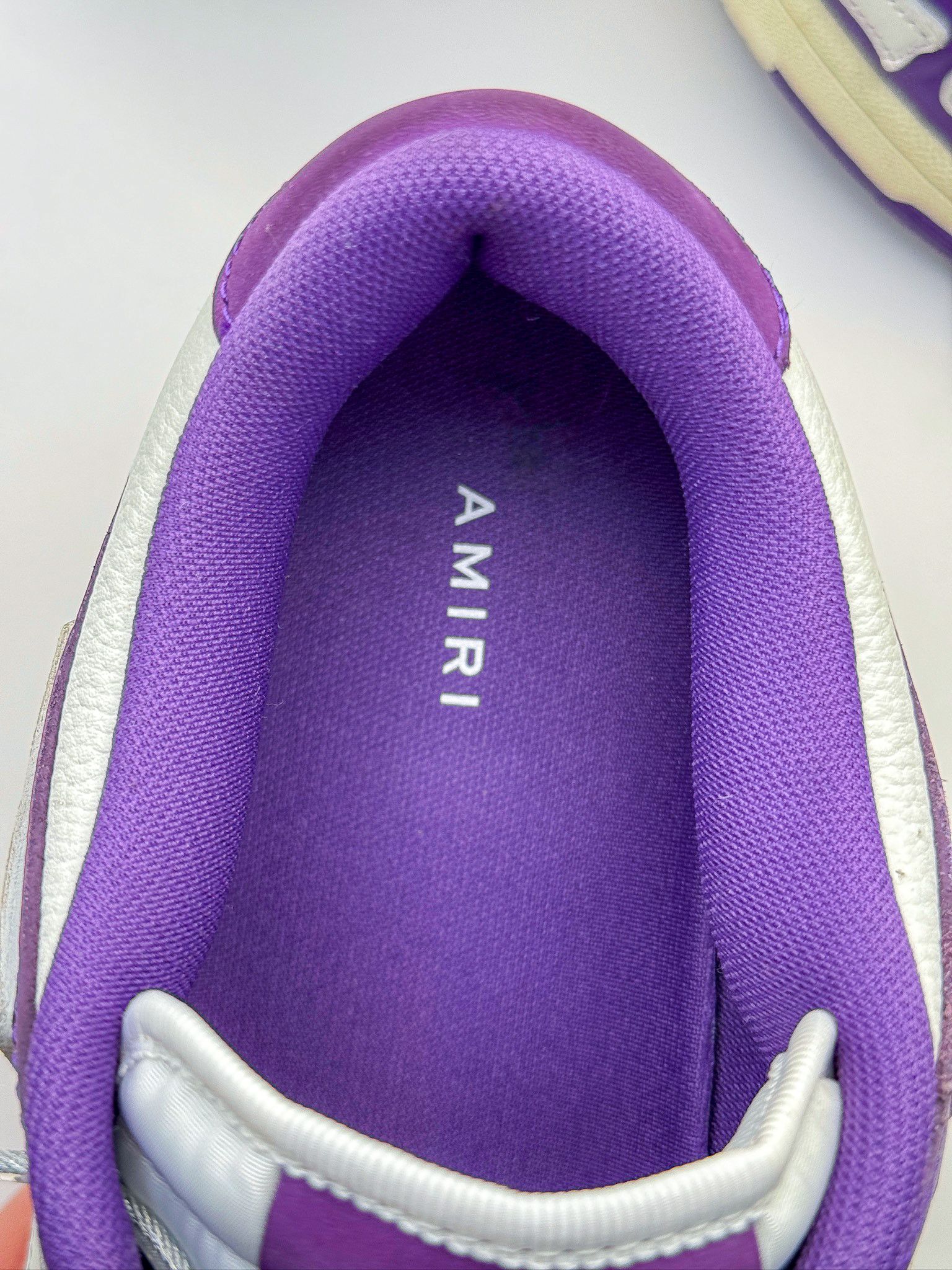 Amiri AMIRI Skel Top Low "Purple White" 2022 Skeleton Bones Size US 13 / EU 46 - 14 Thumbnail