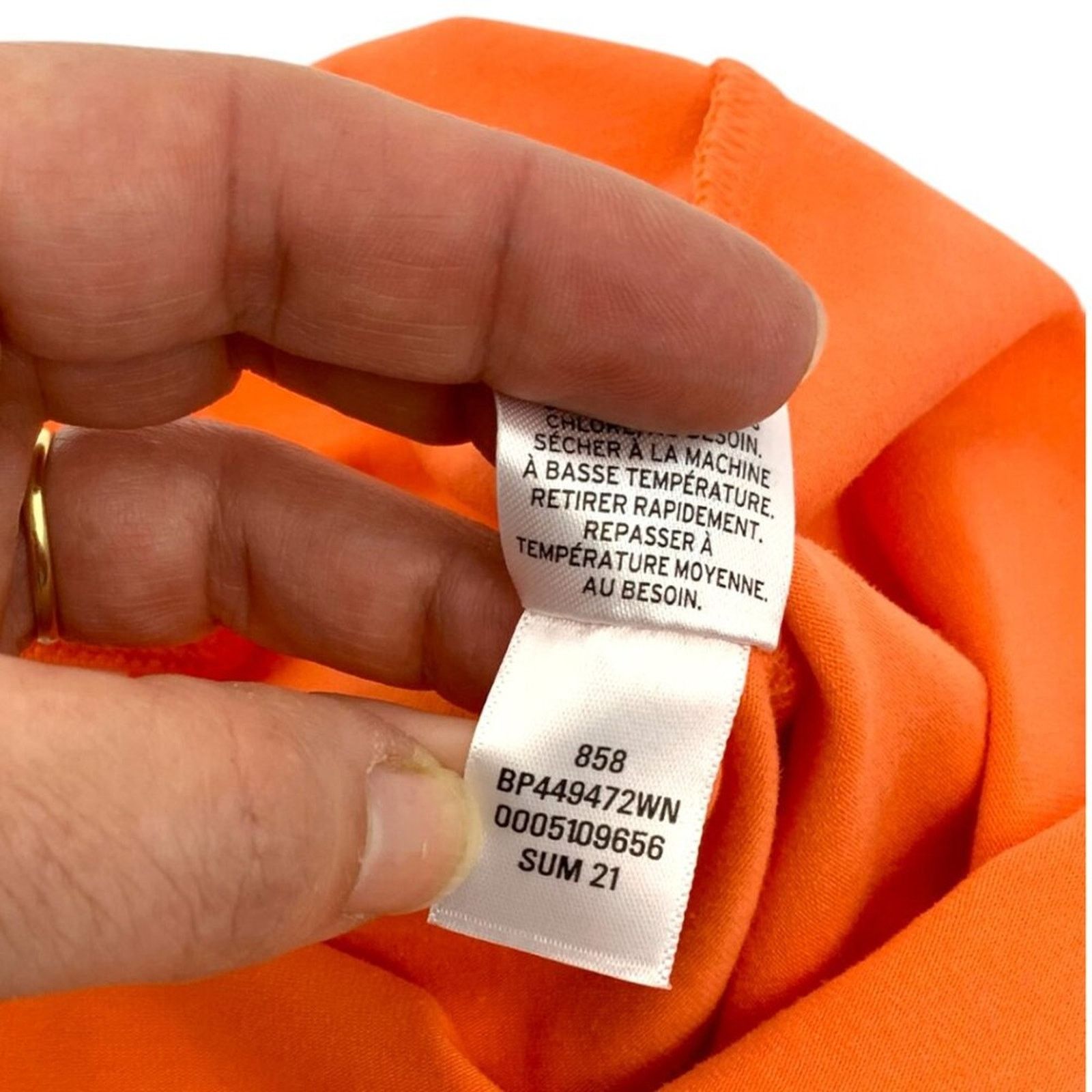 BP. BP Halter Crop Top Orange Size 1X NWOT Size XL / US 12-14 / IT 48-50 - 6 Thumbnail