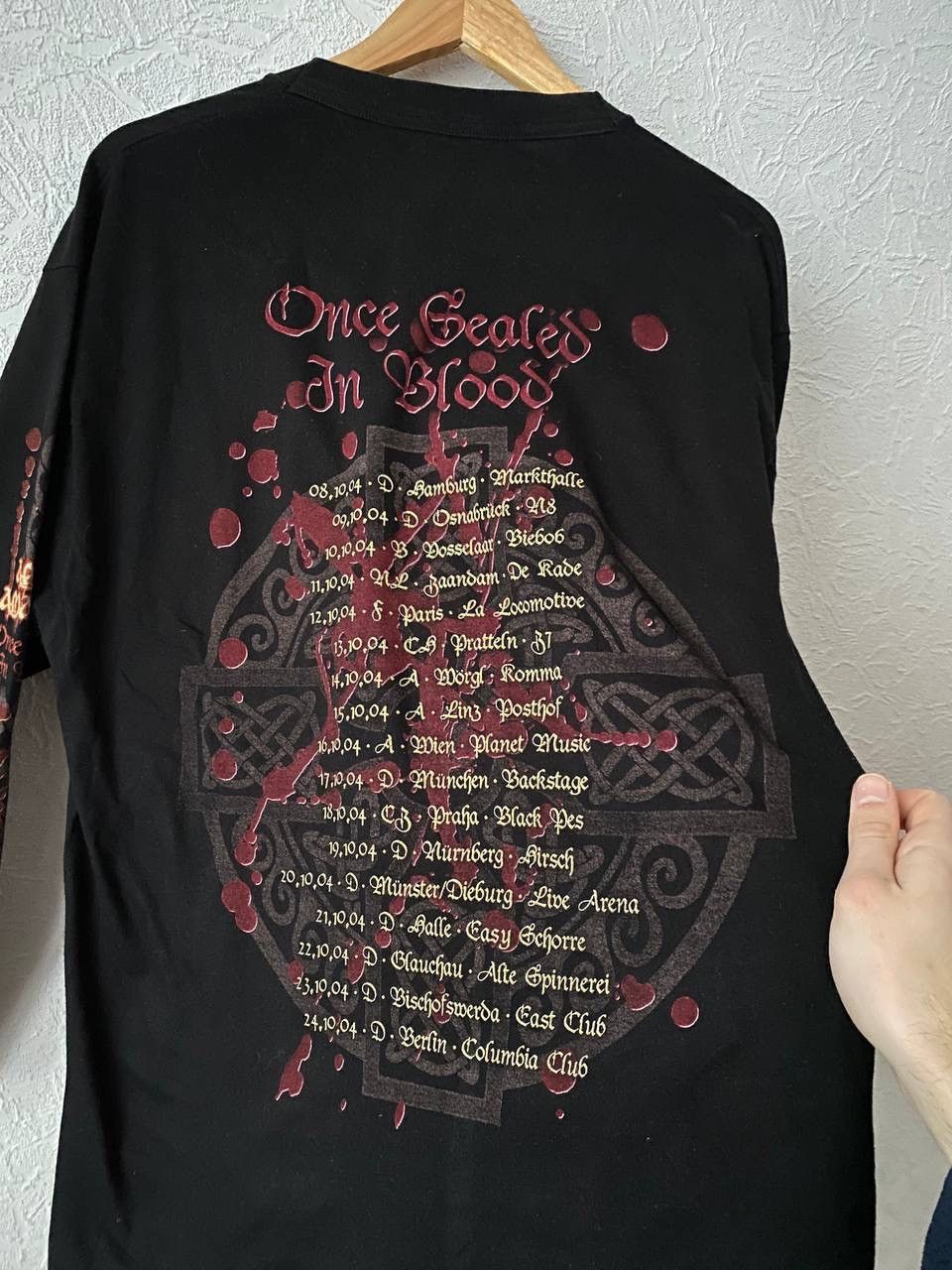 Band Tees Vintage Amon Amarth Rock Band Tour Longsleeve Tee 90s faded Size US XL / EU 56 / 4 - 8 Thumbnail