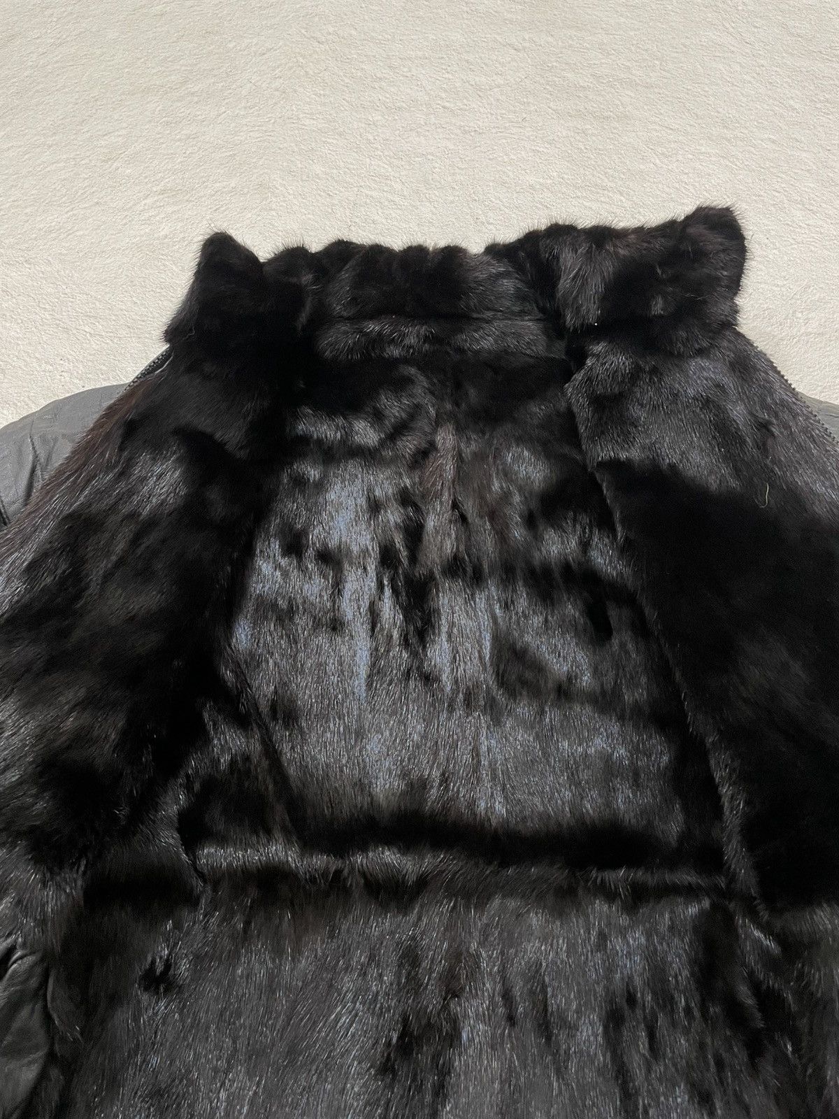 14th Addiction 2000s Black Leather Jacket Fur Vkei If6was9 LGB Heavy Winter Size US L / EU 52-54 / 3 - 5 Thumbnail