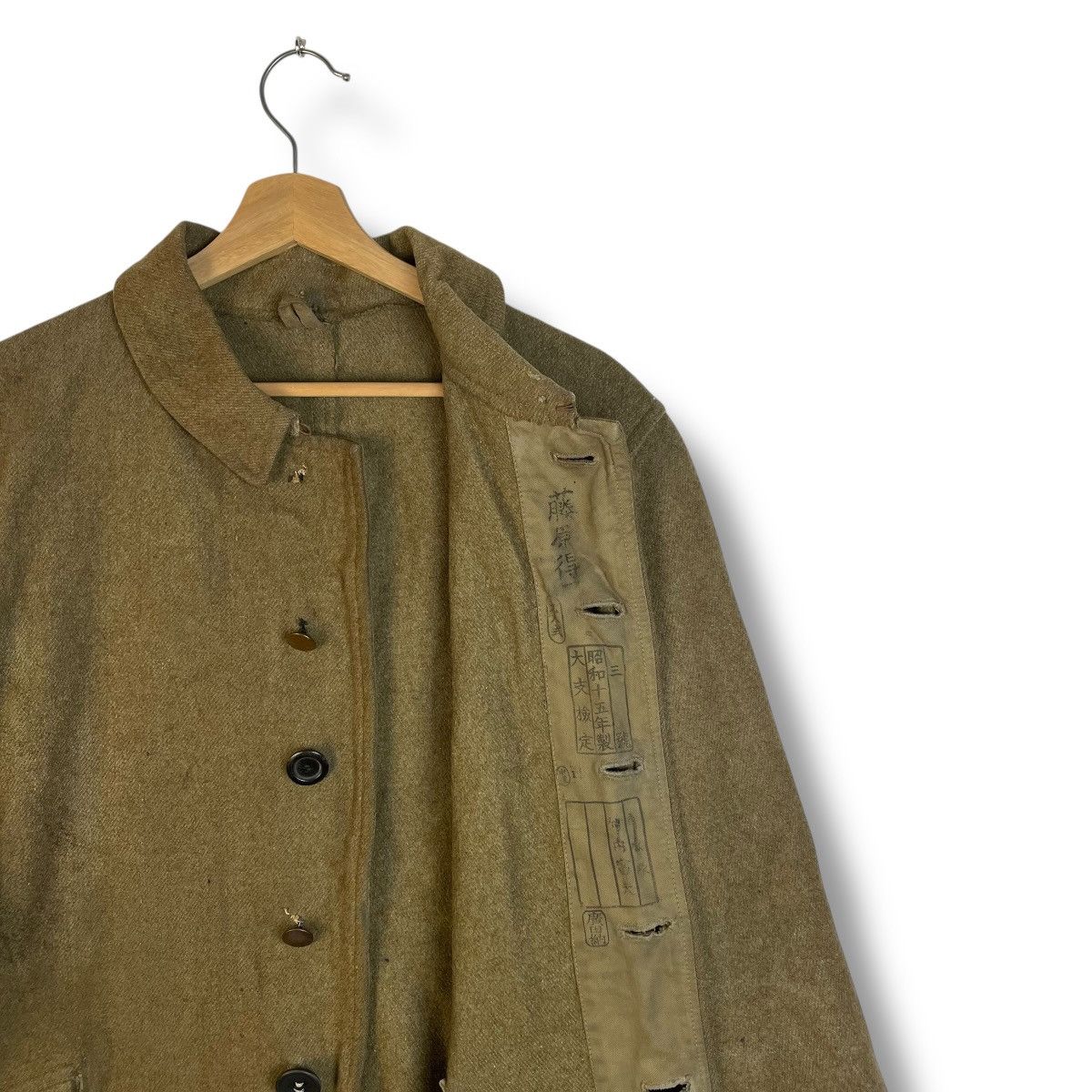 Vintage VINTAGE 40s WW2 IMPERIAL JAPANESE ARMY WOOL COAT Size US L / EU 52-54 / 3 - 20 Thumbnail