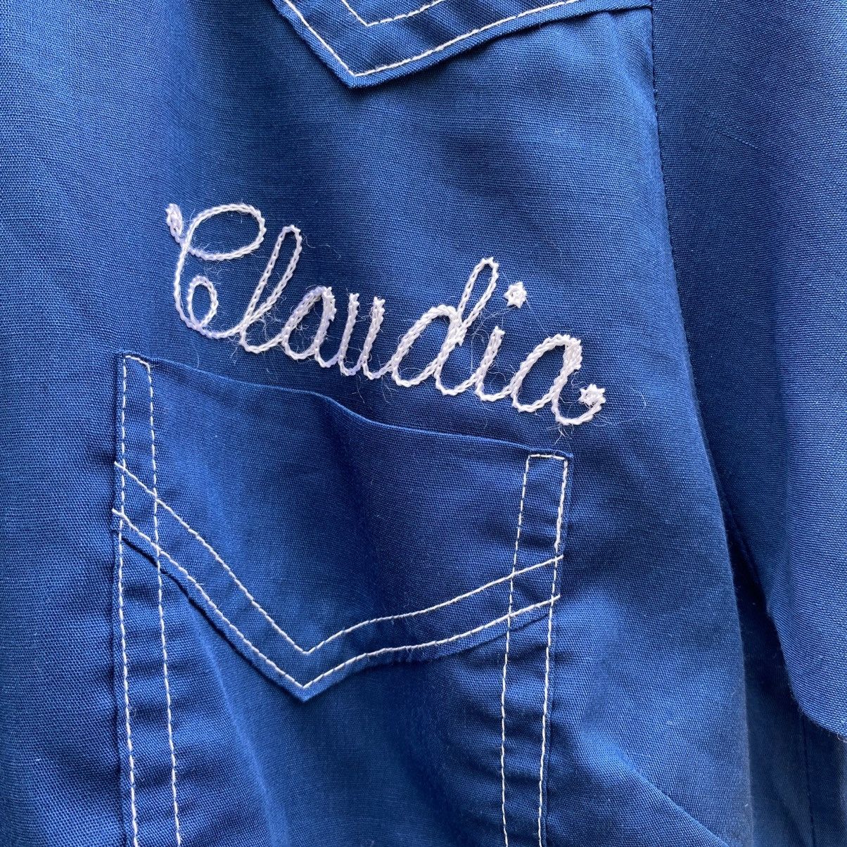 Vintage Hilton Blue Western Bowling Shirt Size S / US 4 / IT 40 - 23 Thumbnail