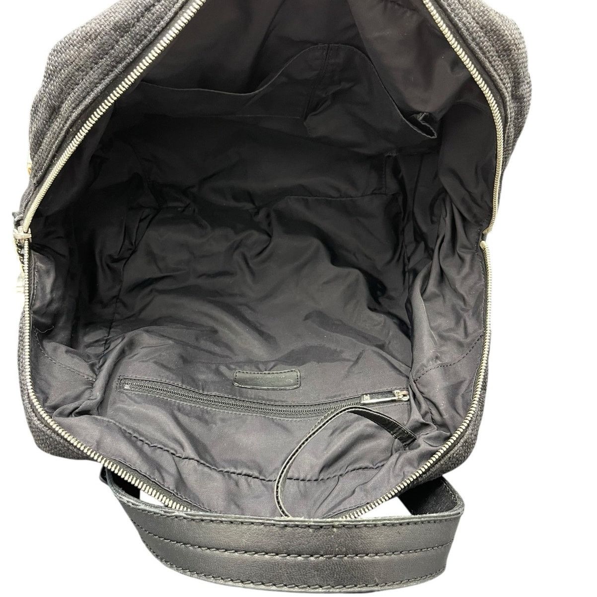 Chanel Chanel Biarritz Black Quilted Canvas Bowler Bag Size ONE SIZE - 16 Thumbnail