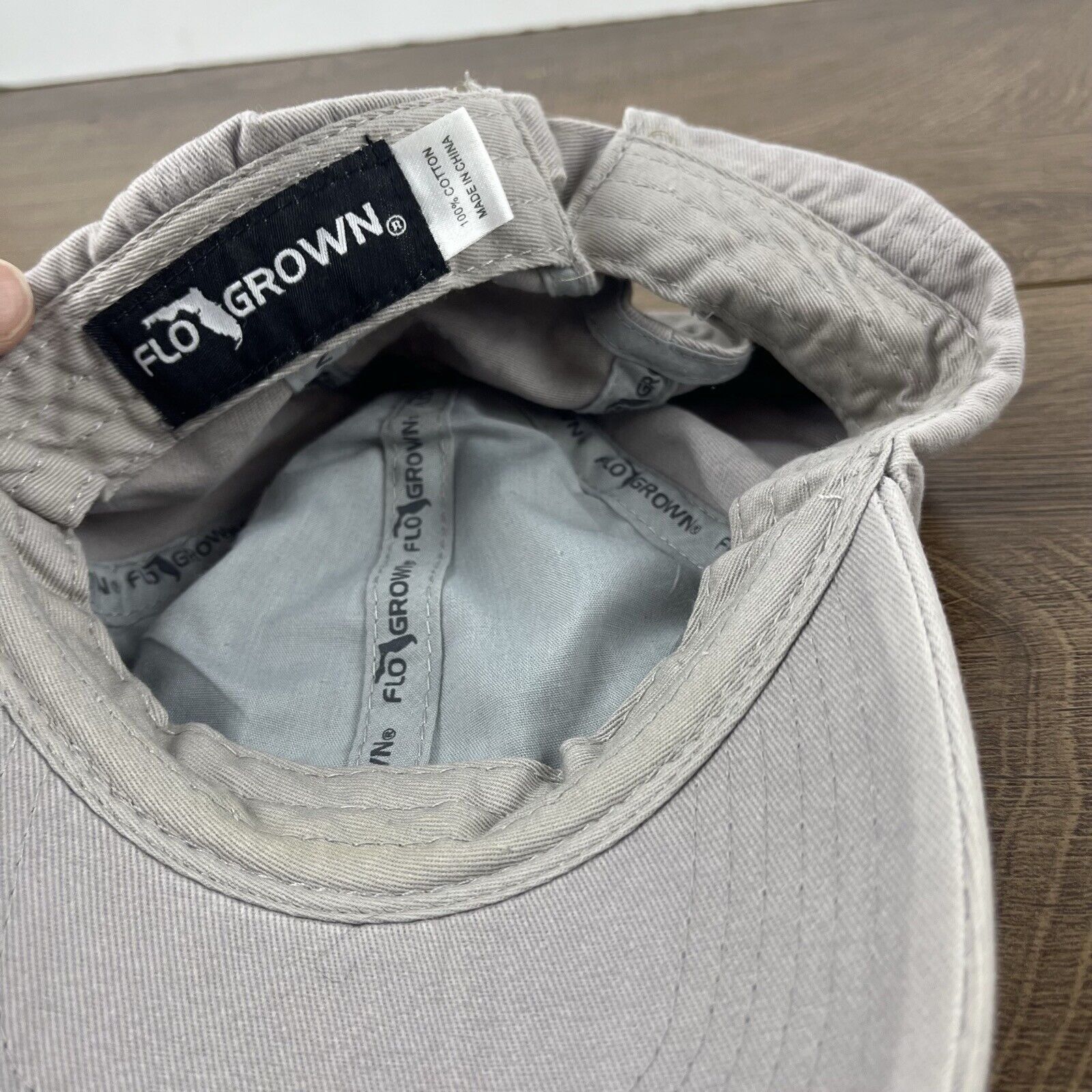 Other Florida Grown Hat Florida Baseball Hat Gray Adjustable Hat G Size ONE SIZE - 17 Thumbnail