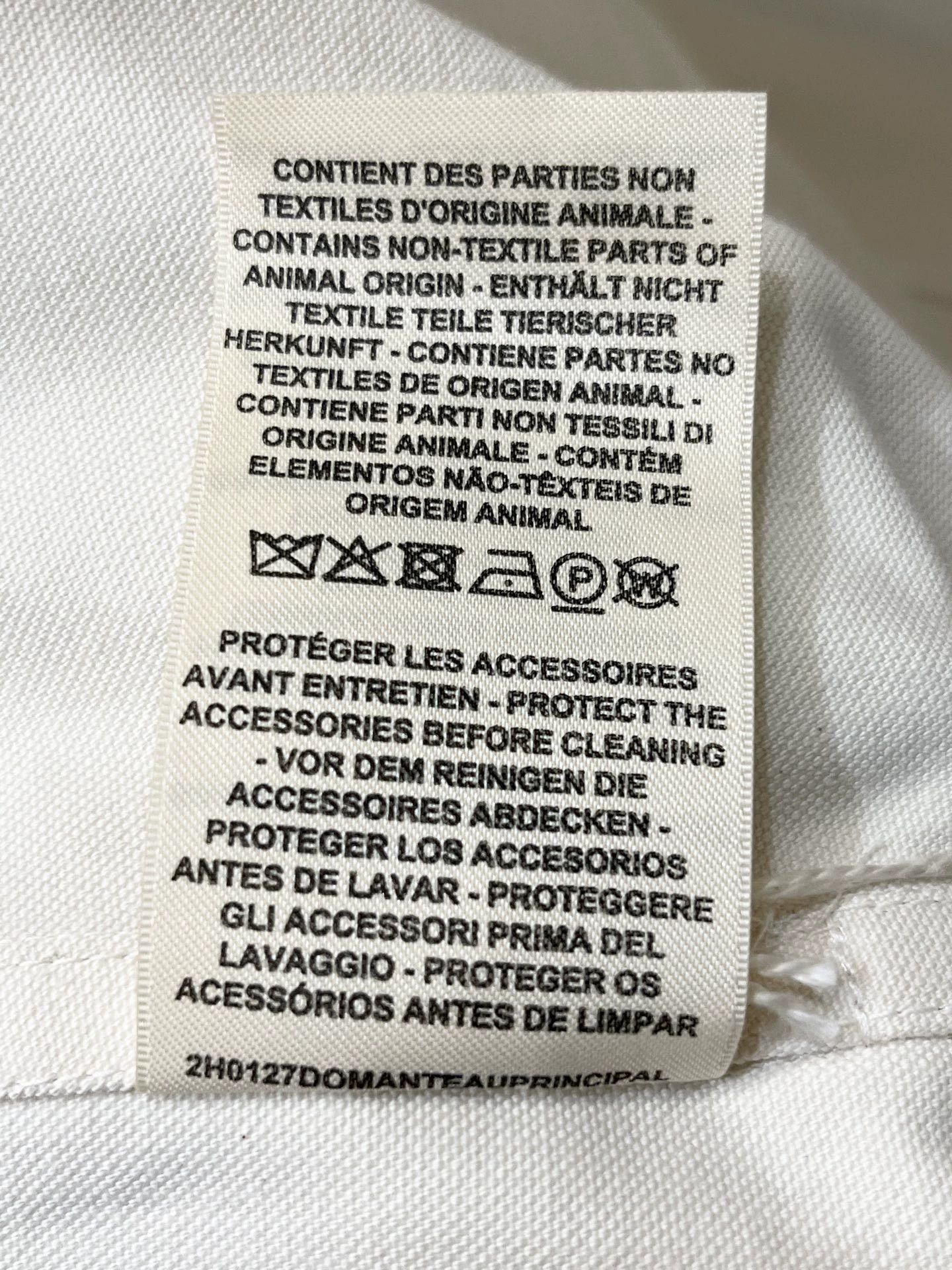 Hermes Hermes White Denim Jacket 36 with Stains Size XS / US 0-2 / IT 36-38 - 6 Thumbnail