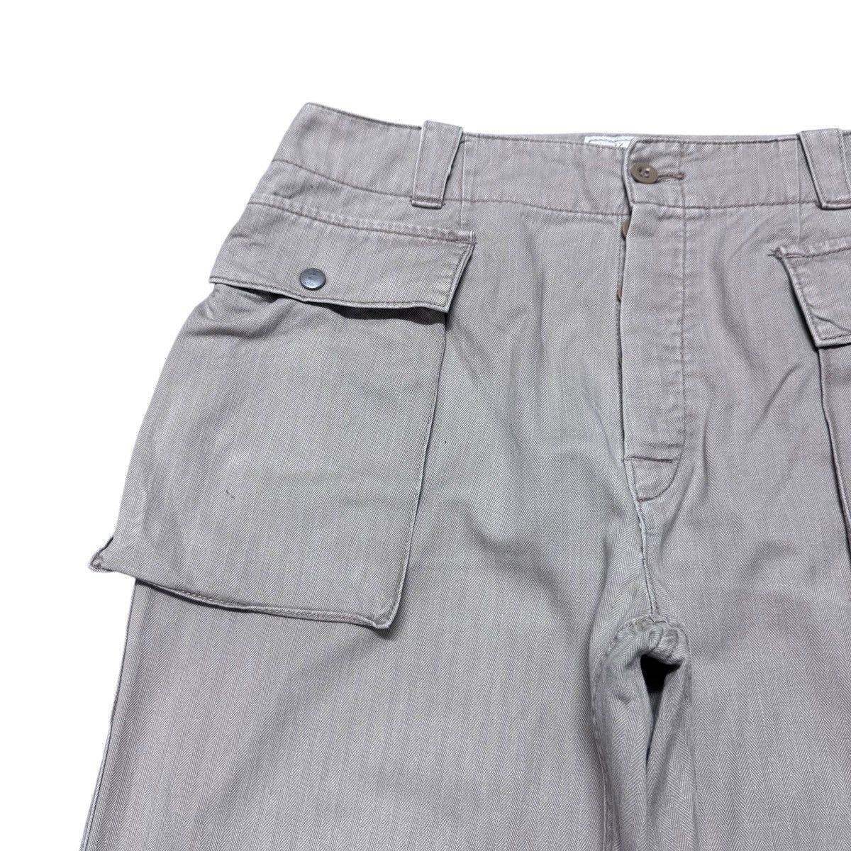 Nigel Cabourn NINELIVES Herringbone Military Monkey Pants Size US 32 / EU 48 - 4 Thumbnail