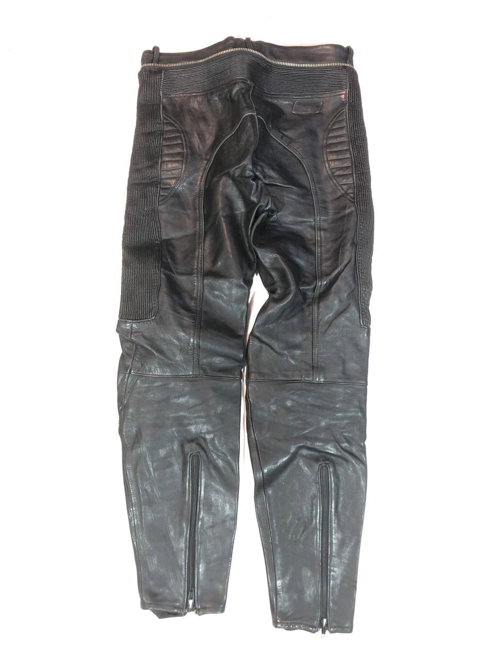 Vintage Polo Vintage Rare Leather Racing Moto Pants Size US 32 / EU 48 - 3 Thumbnail