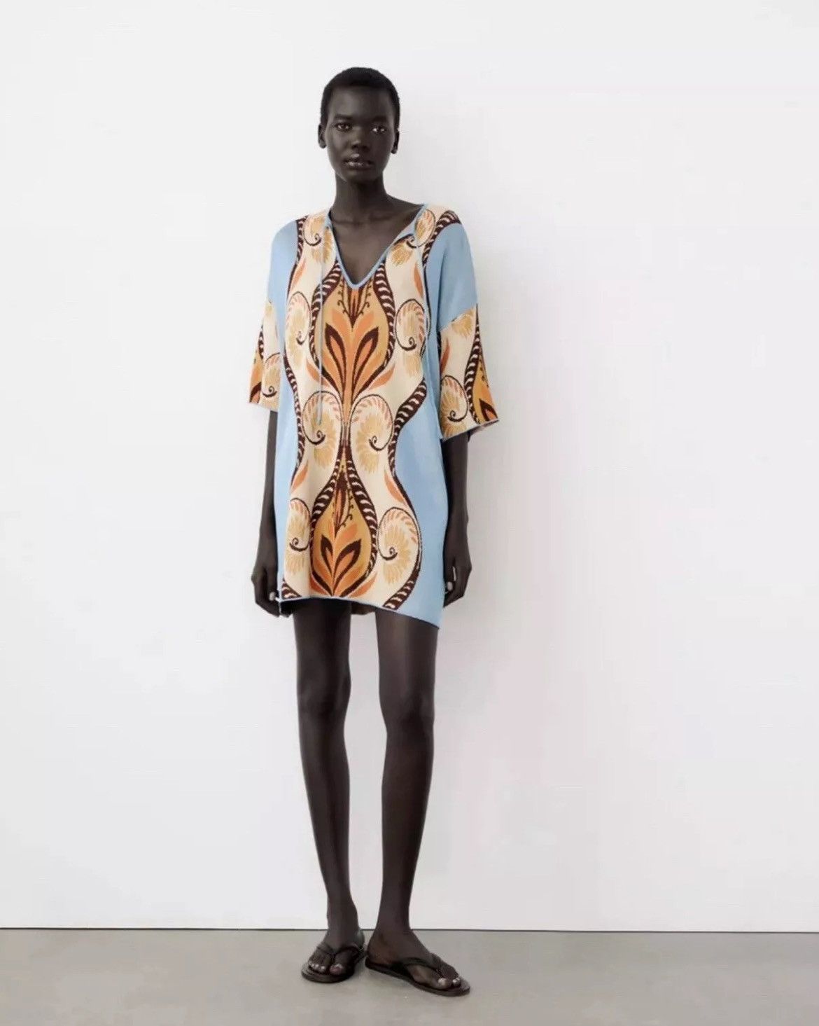 Zara Zara Tunic dress Size L / US 10 / IT 46 - 2 Thumbnail