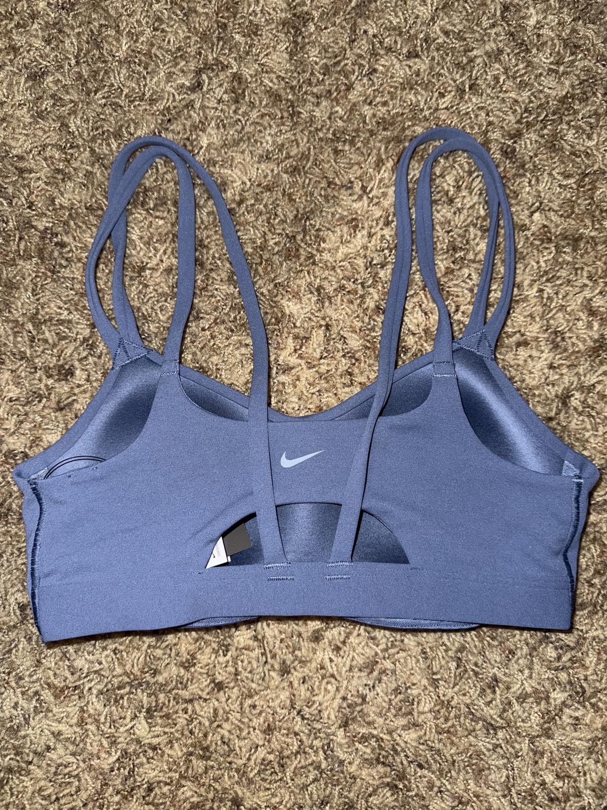 Nike Nike Zenvy Strappy Women's Light- Support Padded Sports Bra Size ONE SIZE - 2 Thumbnail