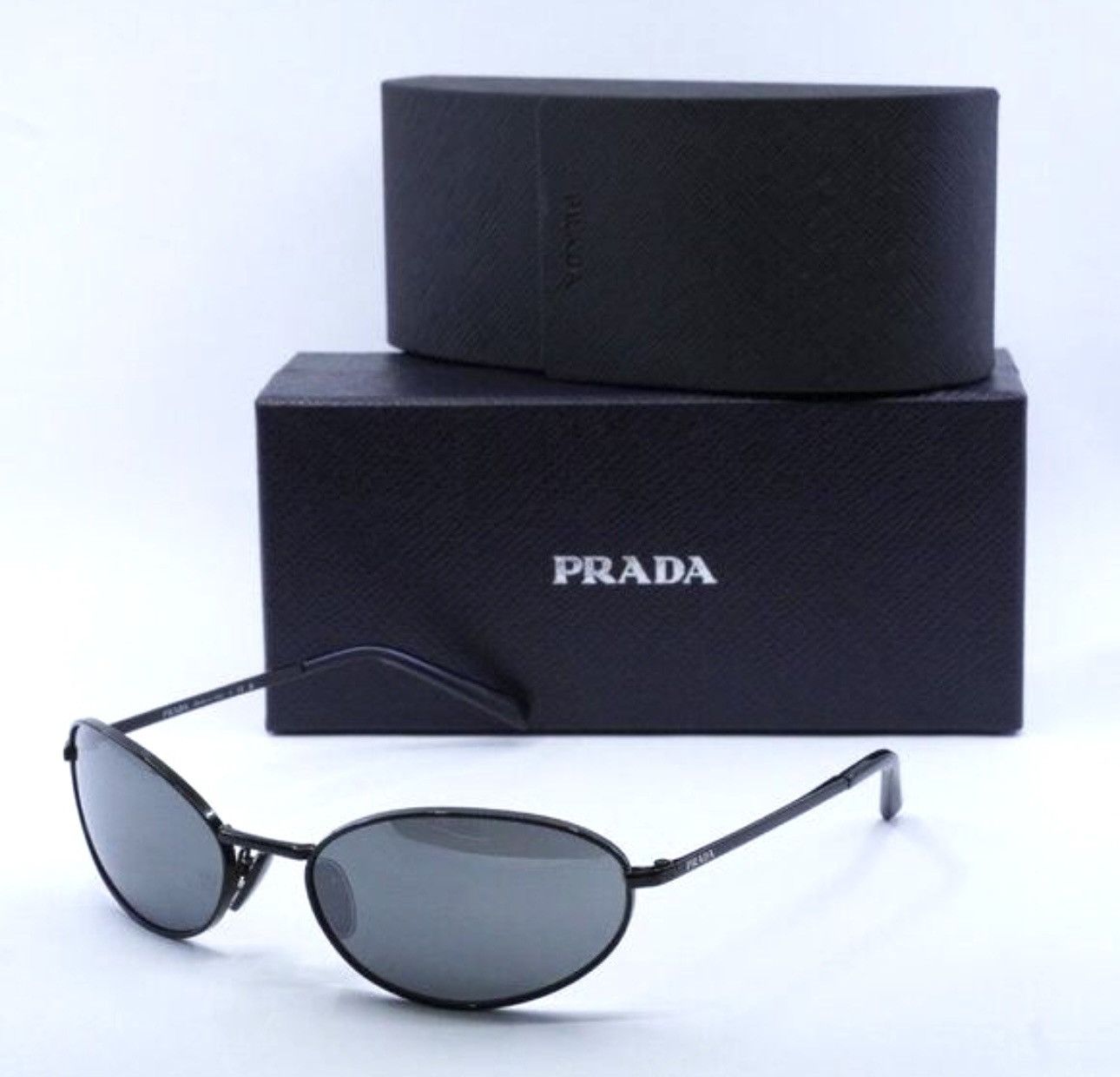 Prada × Vintage NEW Prada Symbole sunglasses PR A59S 1AB60G 59 Size ONE SIZE - 7 Thumbnail
