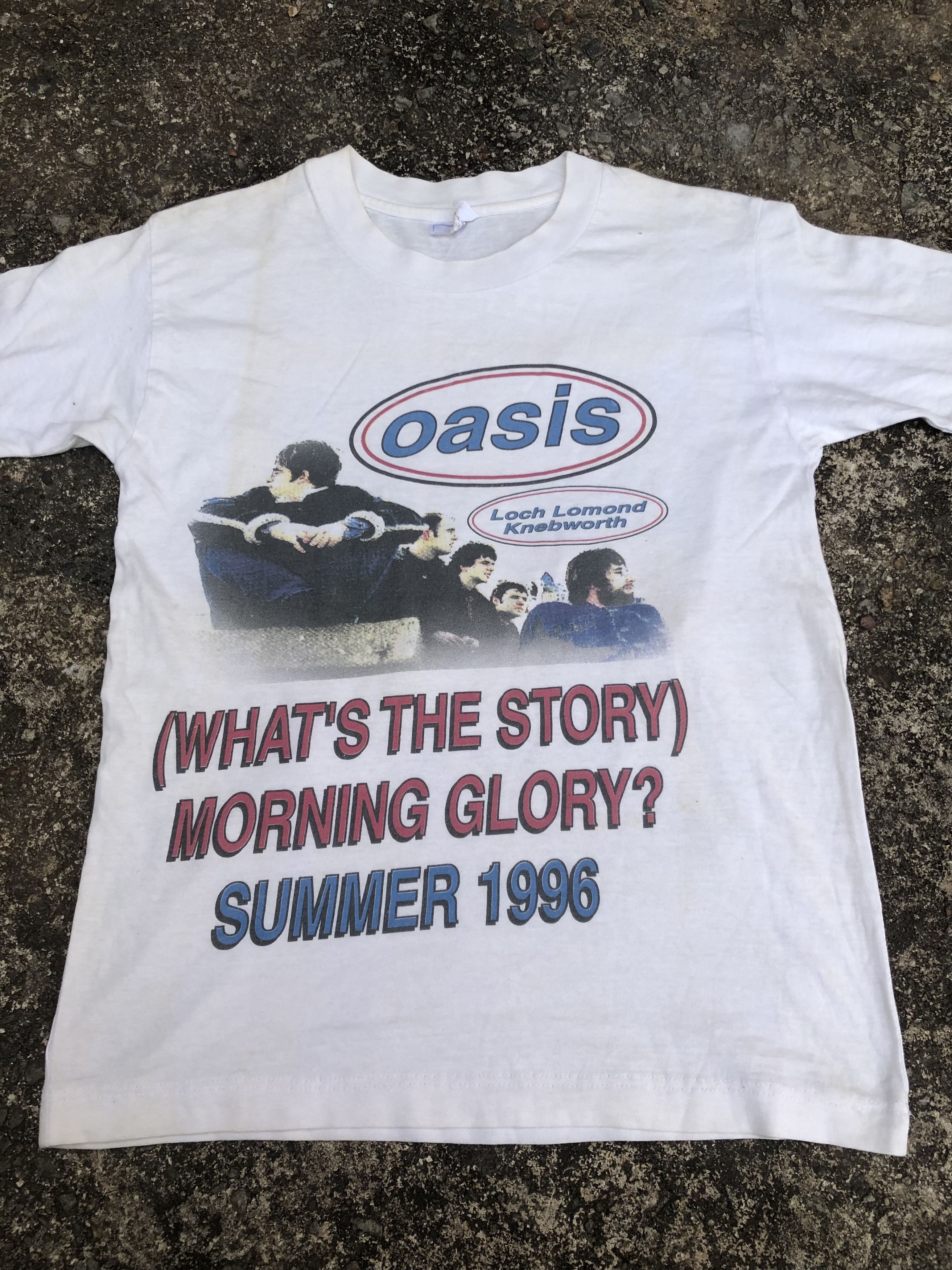 Band Tees 🔥Vintage 96' OASIS Loch Lomond Knebworth Brit Band T-Shirt Size US S / EU 44-46 / 1 - 3 Thumbnail