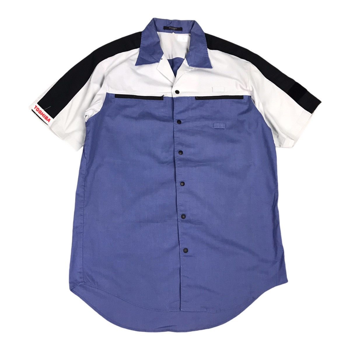 Japanese Brand TOSHIBA BUTTON UNIFORM SHIRT Size US L / EU 52-54 / 3 - 1 Thumbnail