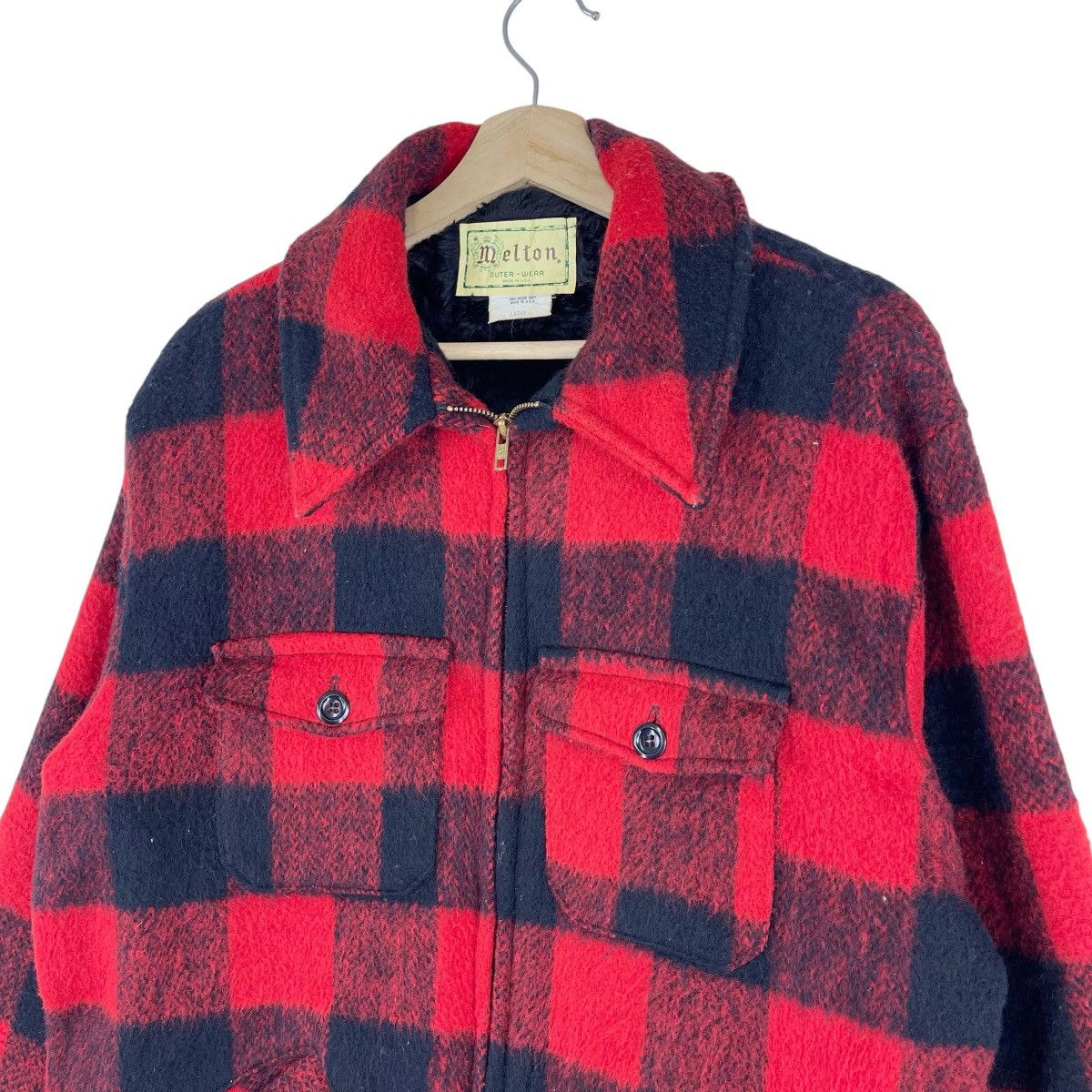 Vintage 60’s Melton Outwear Buffalo Jacket Size US L / EU 52-54 / 3 - 5 Thumbnail