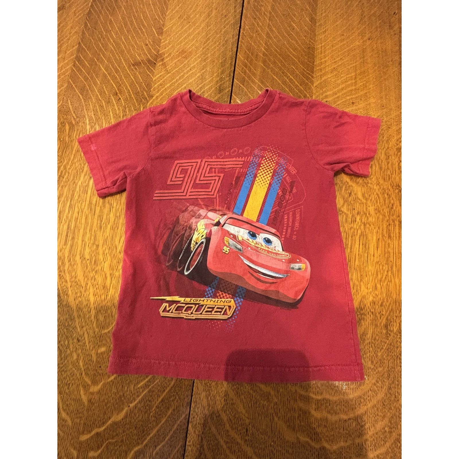 Disney Cars Shirt Boys Kids Red Lightning McQueen, 95 Size US S / EU 44-46 / 1 - 1 Thumbnail
